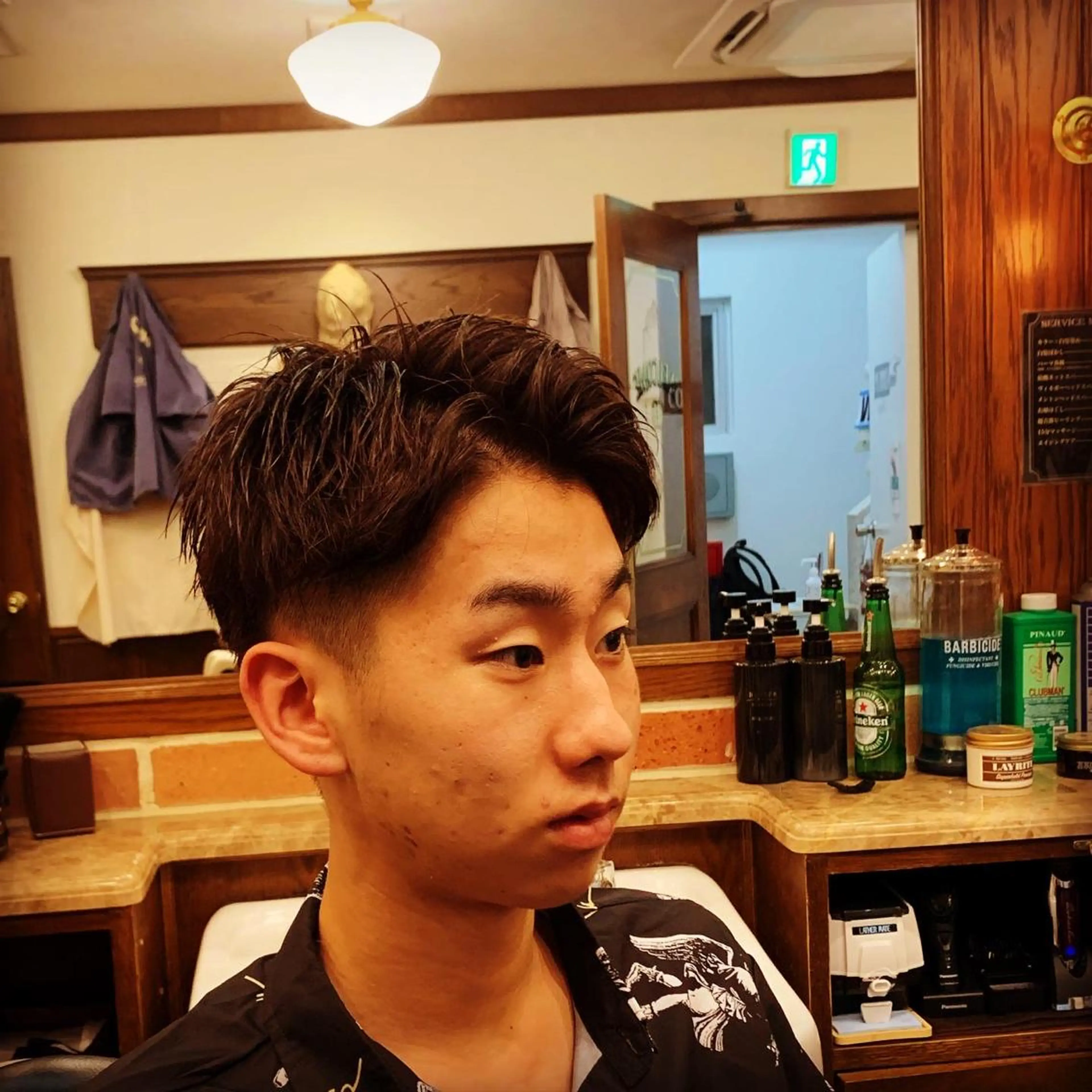 ショート メンズ ヒロ銀座 バーバーショップ神楽坂所属・ひらお あおとのヘアスタイル