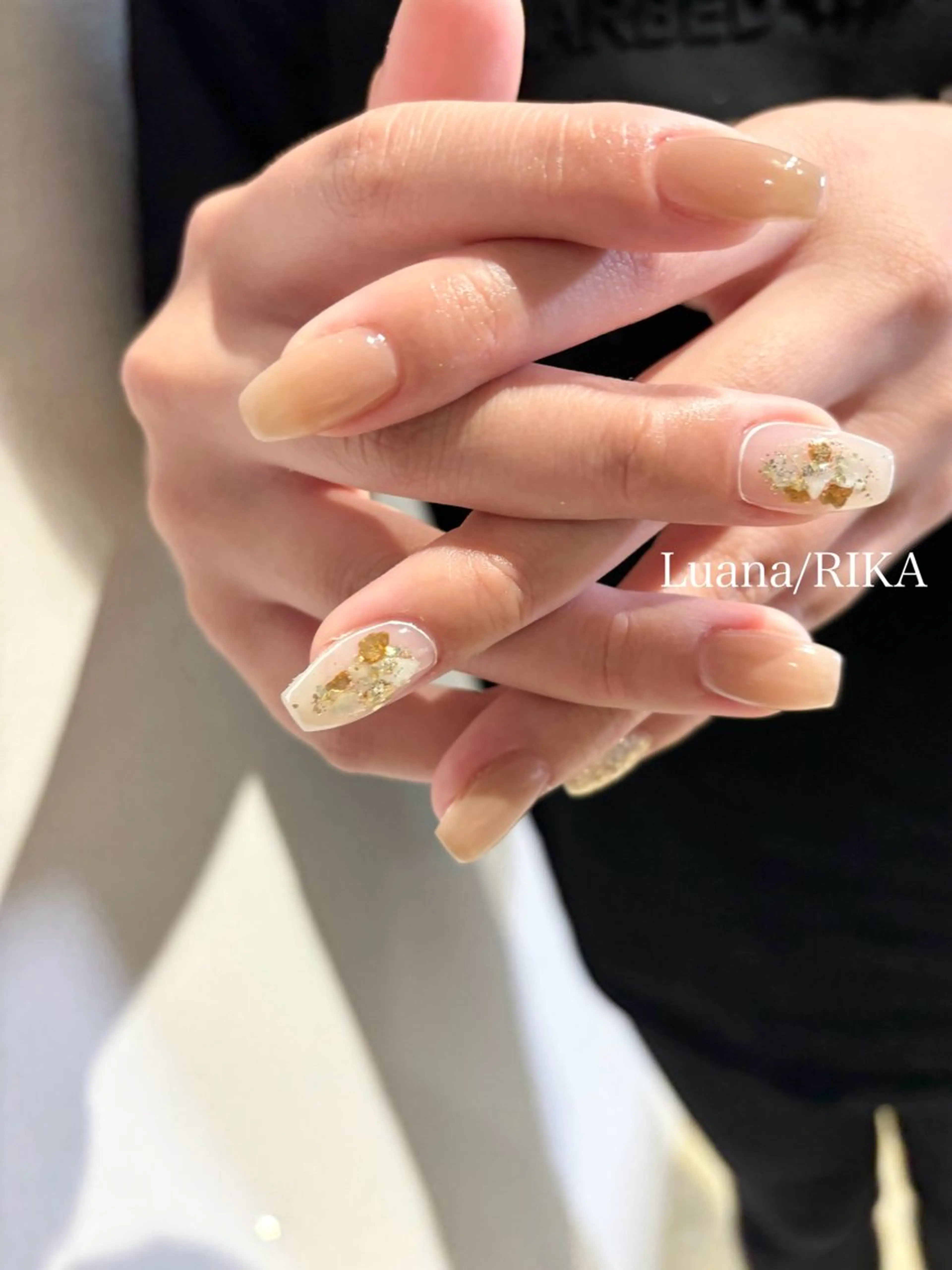ネイル シンプルネイル ハンドネイル Nail Salon Luana Rikaのネイルデザイン