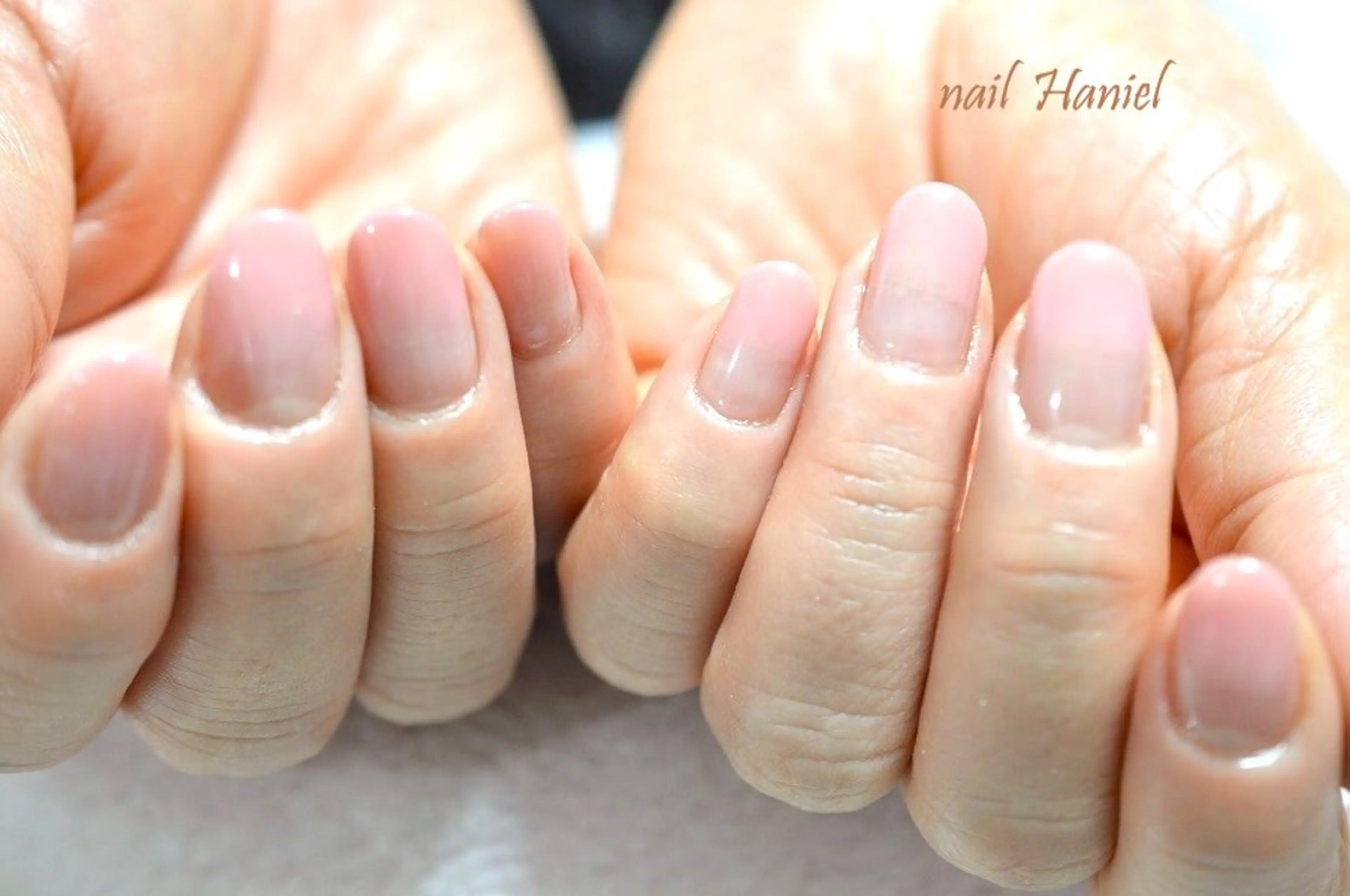 ネイル アートネイル ジェルネイル 韓国ネイル ロングネイル ワンカラーネイル nail Haniel所属・半蔵門サロンハニエル 魅神 ちよのネイルデザイン