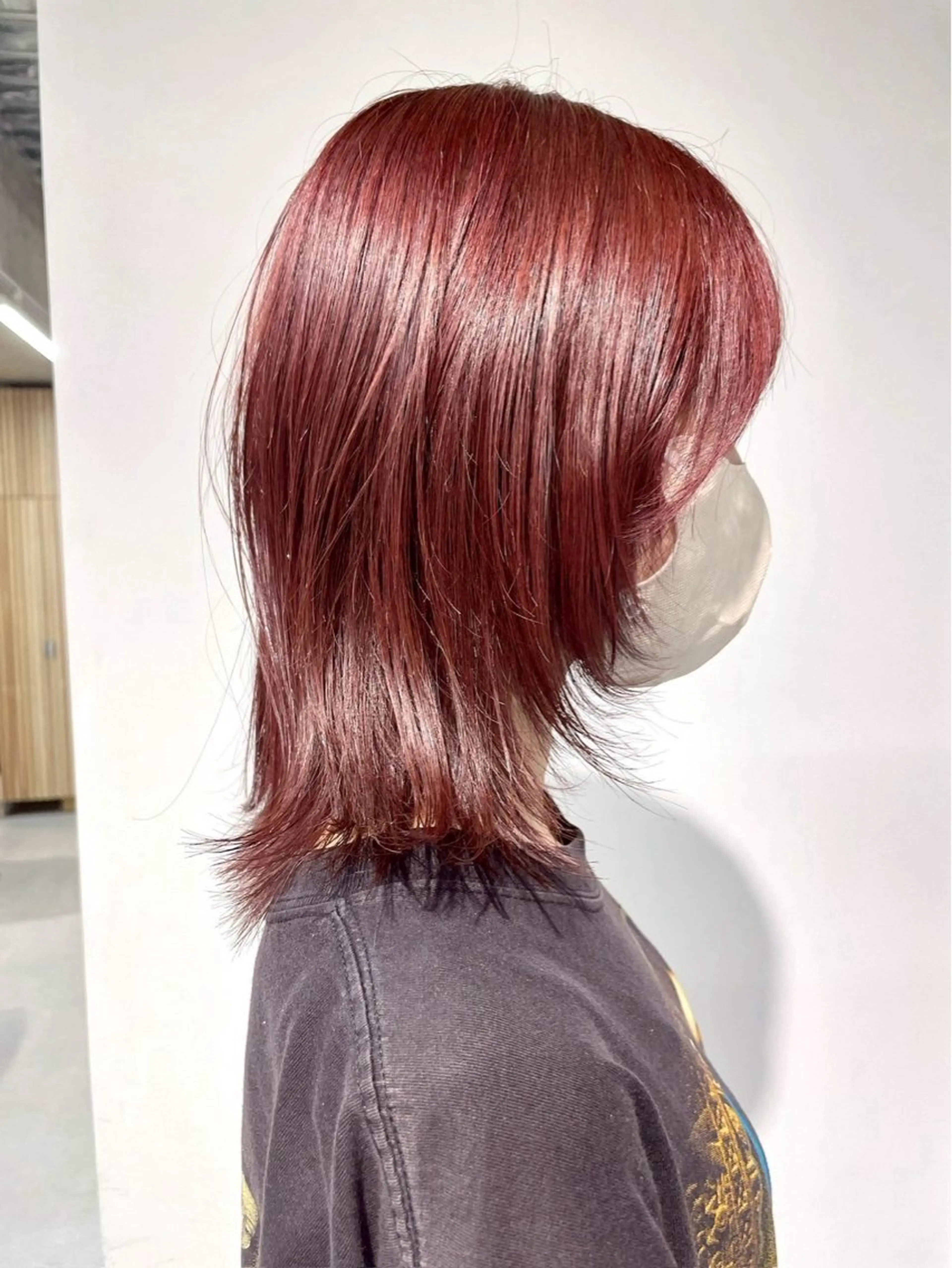 ミディアム カラー デザインカットカラー /🍓MITO🍓のヘアスタイル