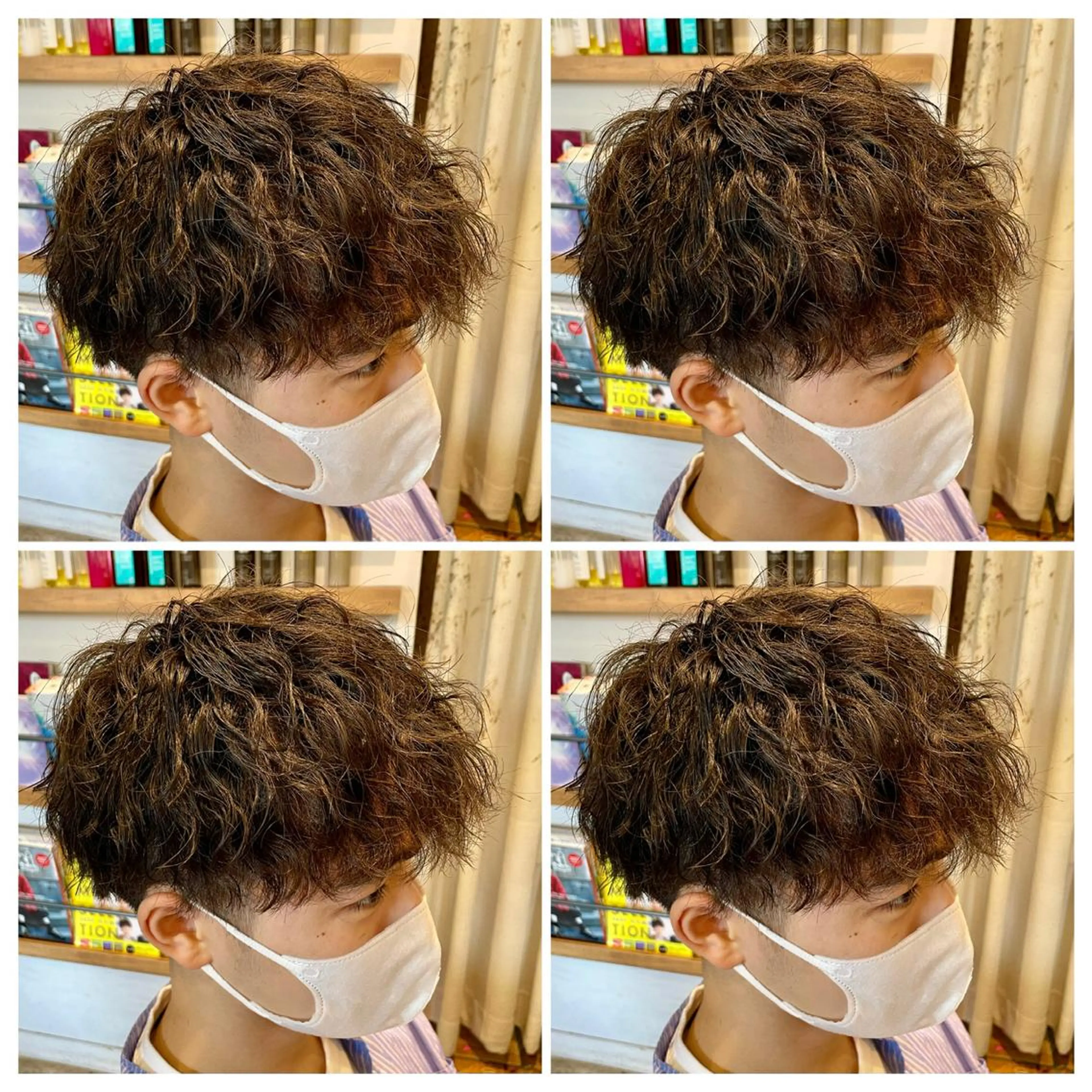 パーマ メンズ カット パーマ トリートメント 💎髪質改善/艶髪 荻原💎のヘアスタイル