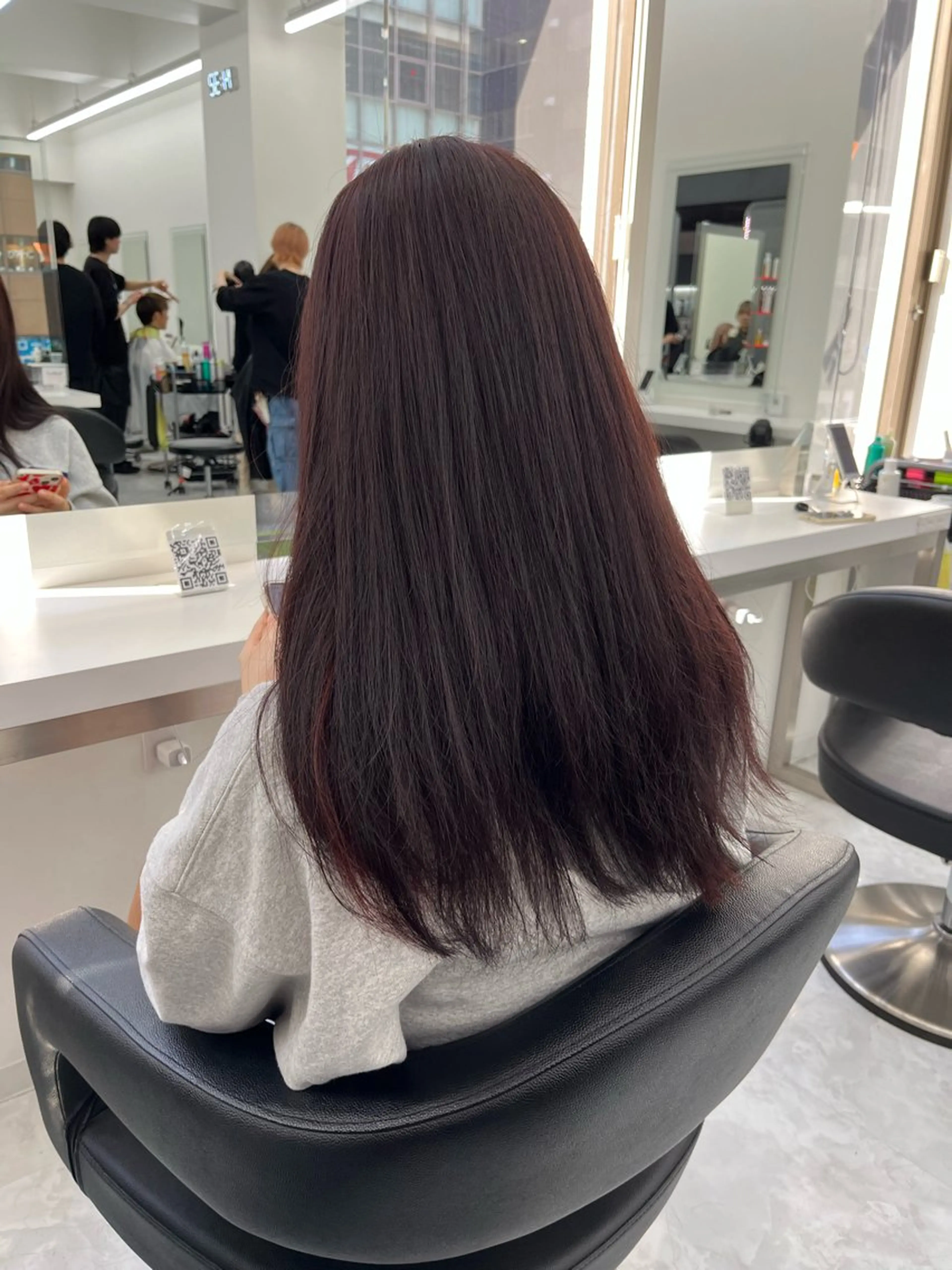ロング カラー ブラウンカラー レッドカラー レッドブラウン 💖トレンド夏 カラー💖FUTAのヘアスタイル