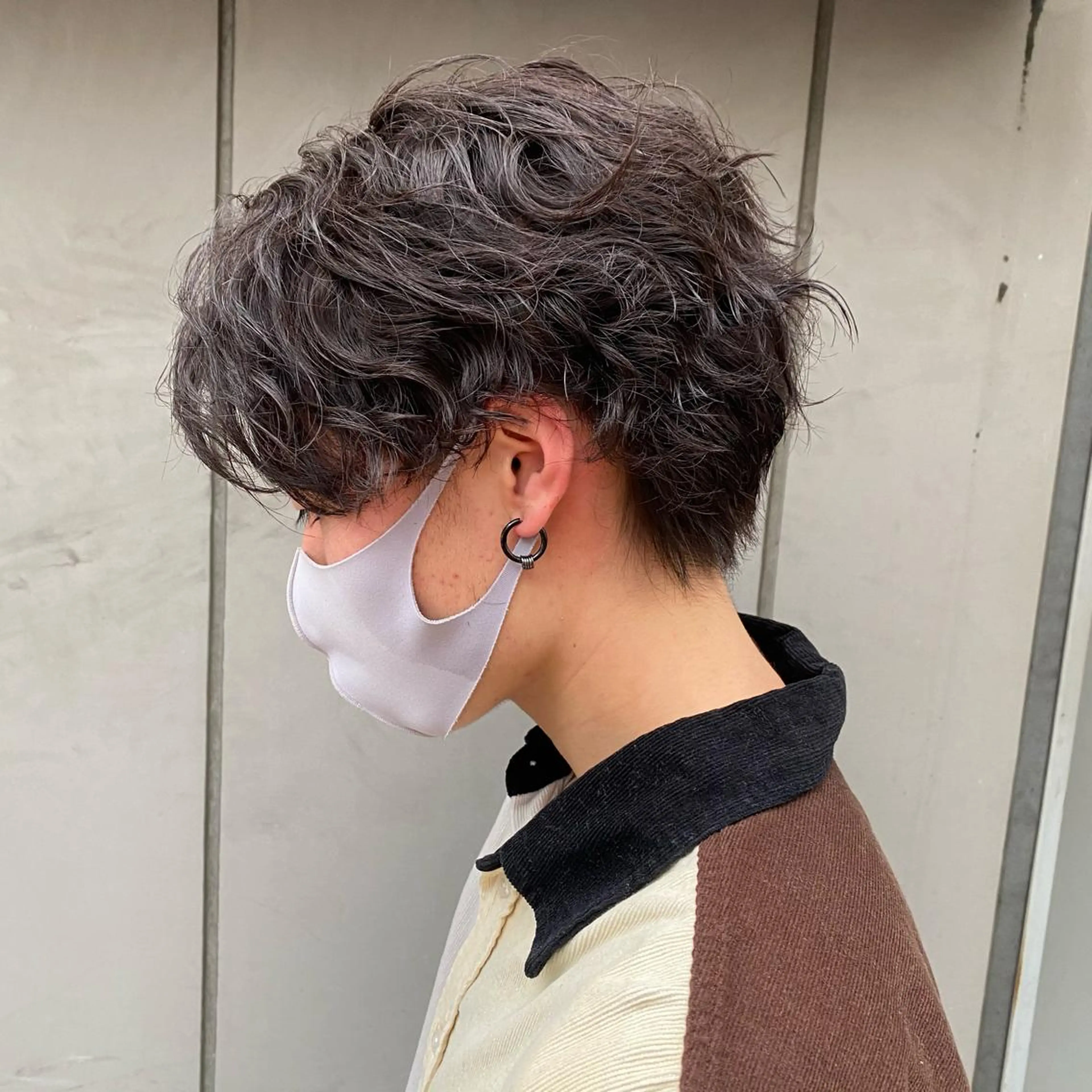 カラー パーマ メンズ 曲がる縮毛矯正🔥 メンズパーマ🔥のヘアスタイル