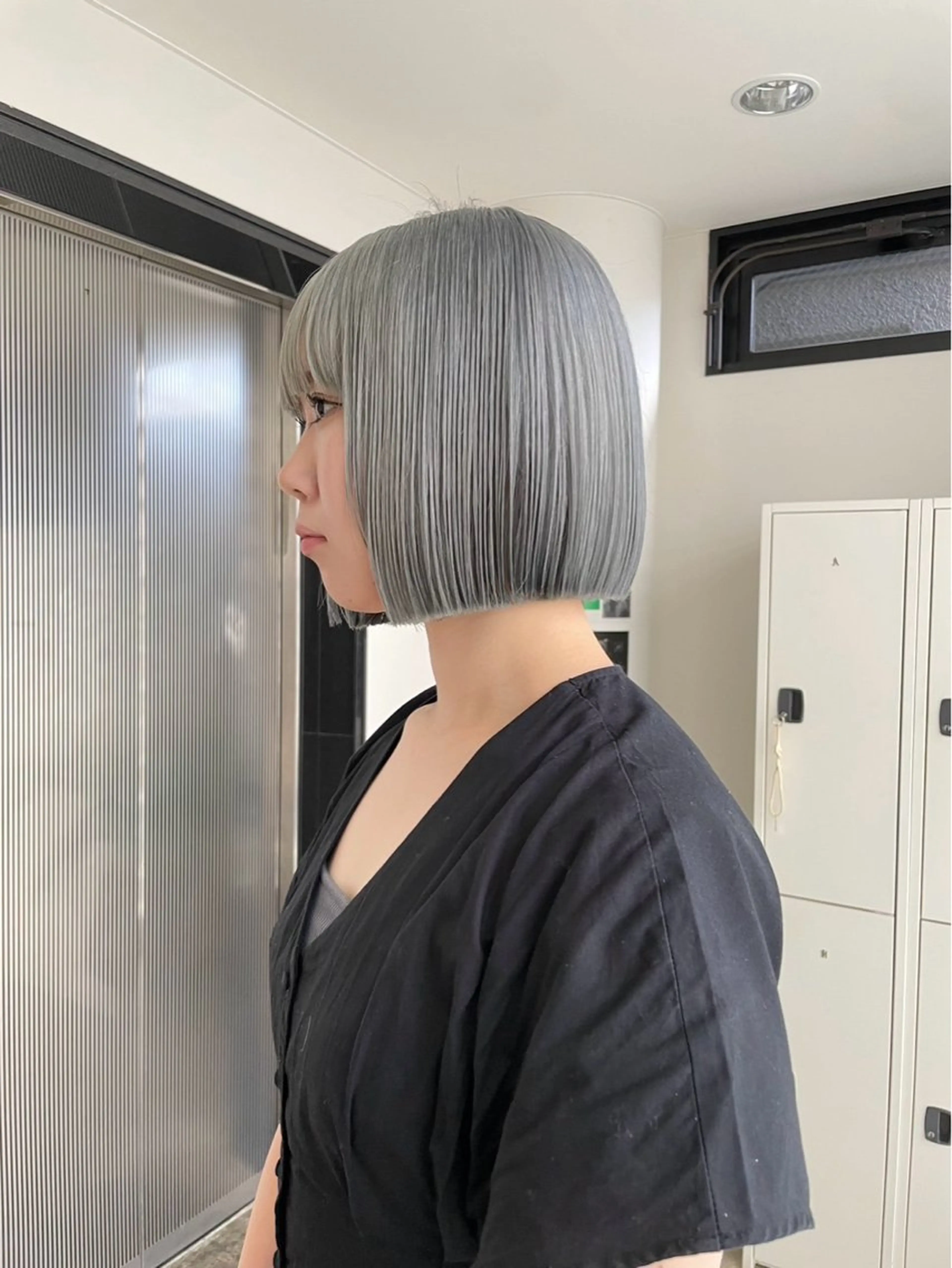 ショート ボブ オリーブ/ ナカミネアキナのヘアスタイル
