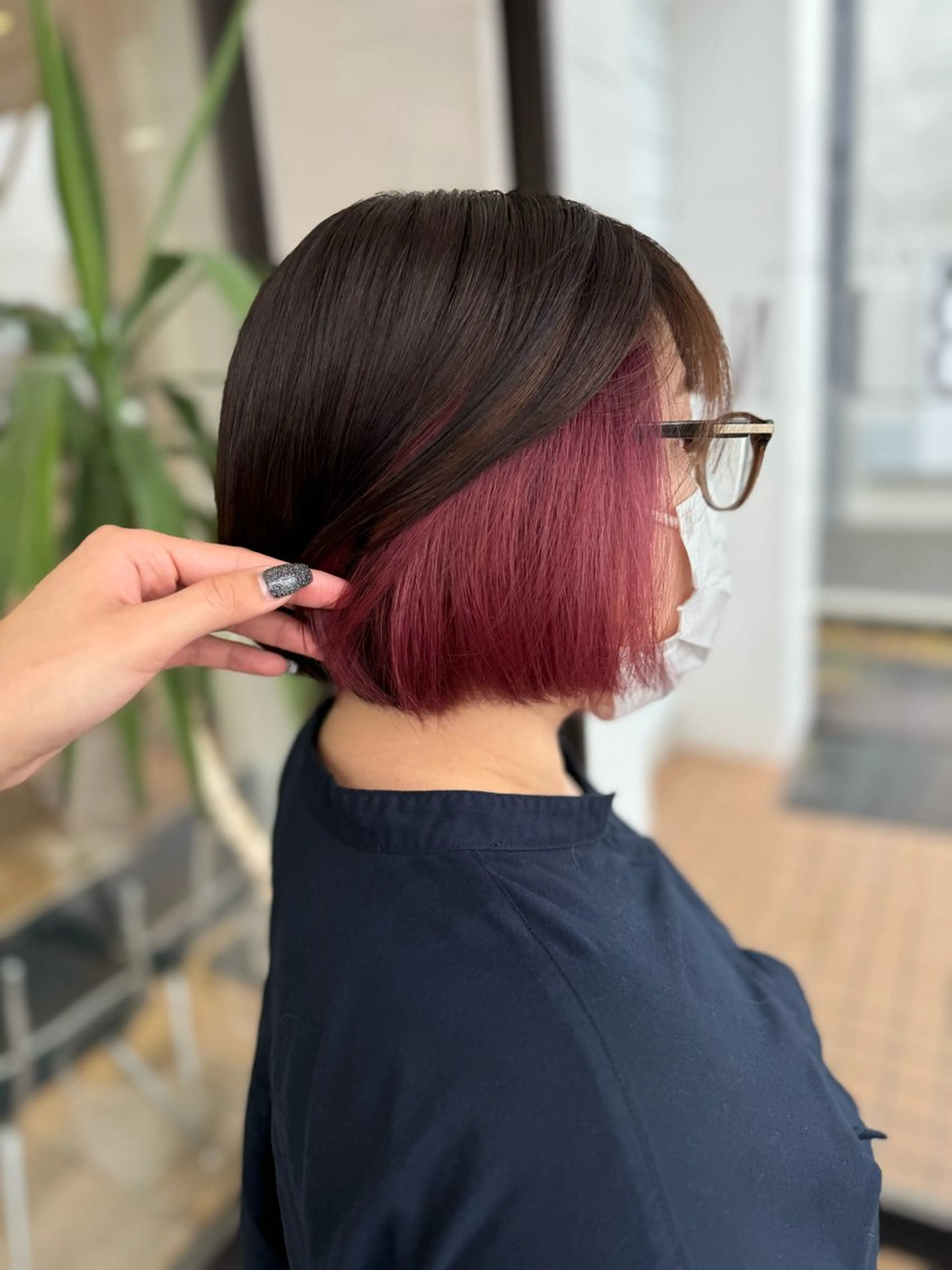 ミディアム 🇰🇷韓国風顔周り NANAMI🇰🇷のヘアスタイル