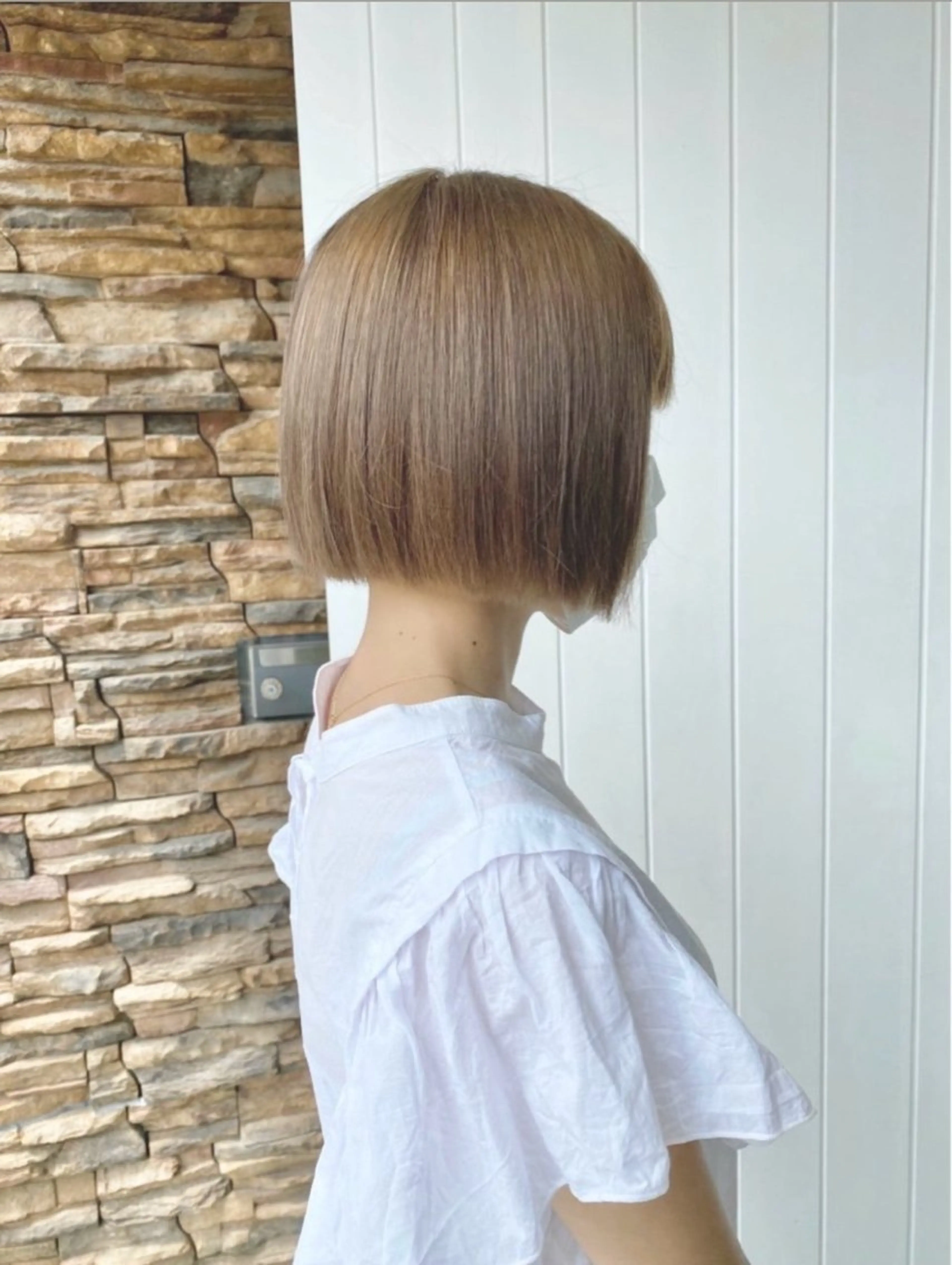 ミディアム カット ヘアカラー 小村 誠也のヘアスタイル