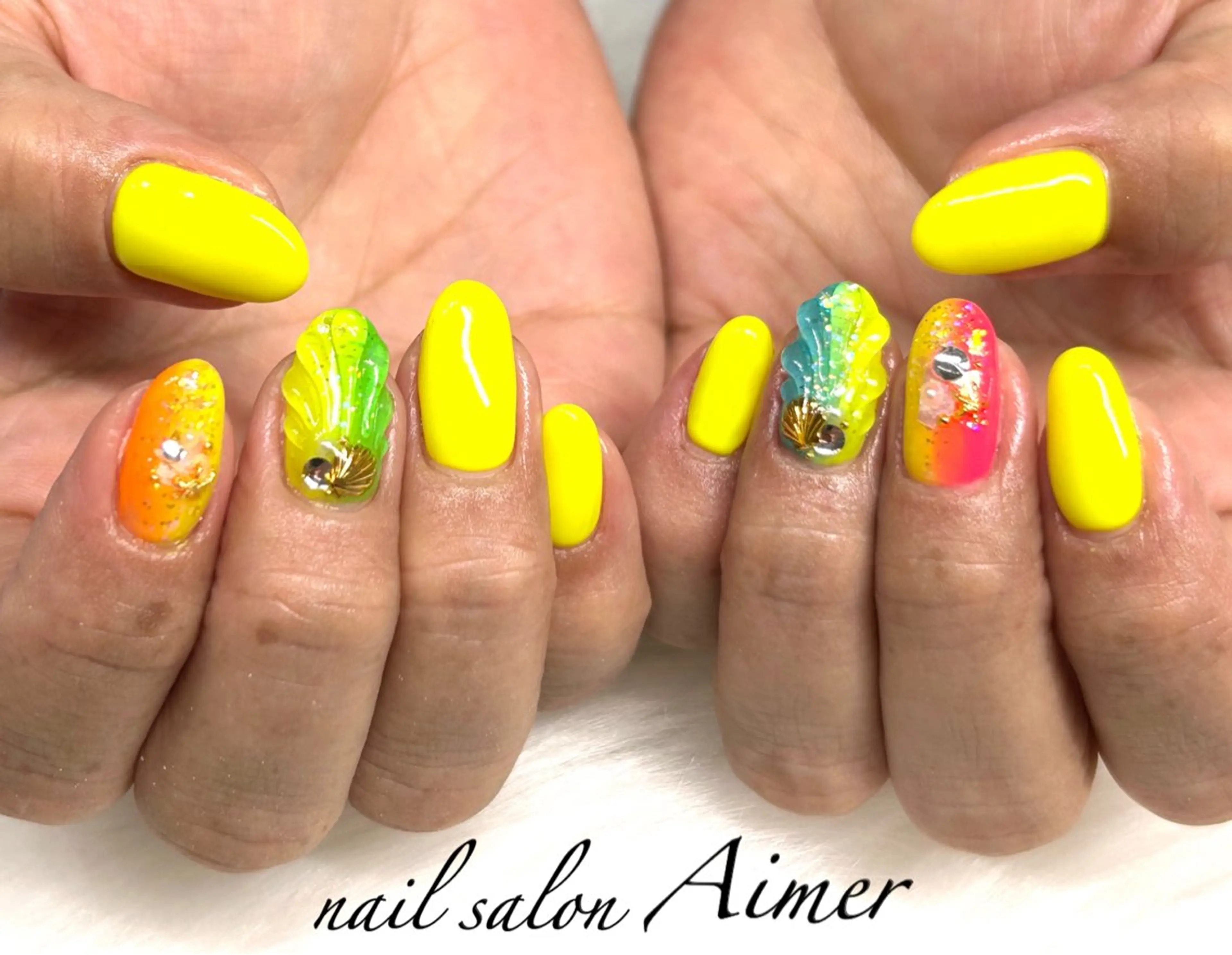 ネイル ハンドネイル nail salon Aimerのネイルデザイン