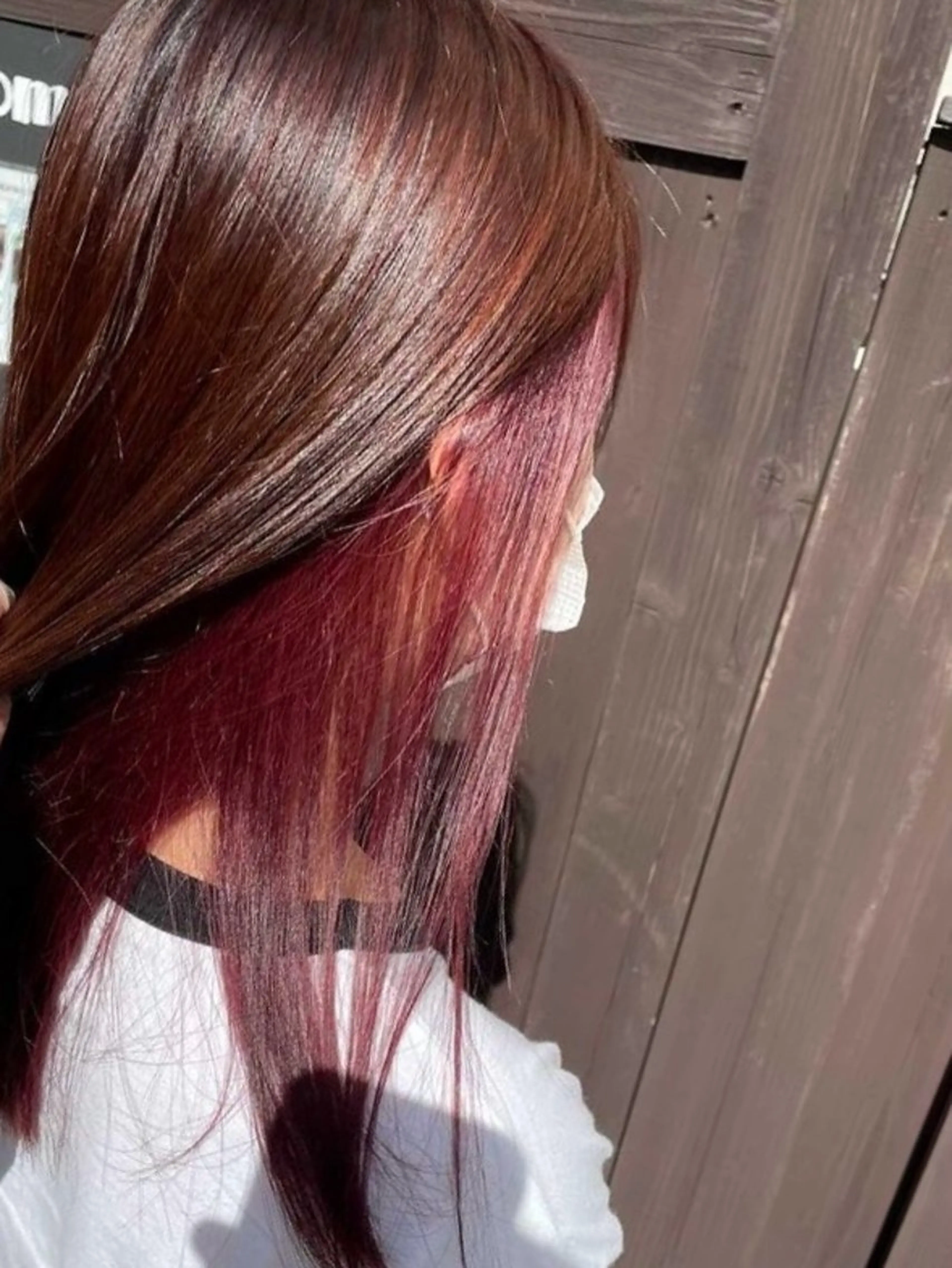 ロング ヘアカラー トリートメント 藤井 桃華のヘアスタイル