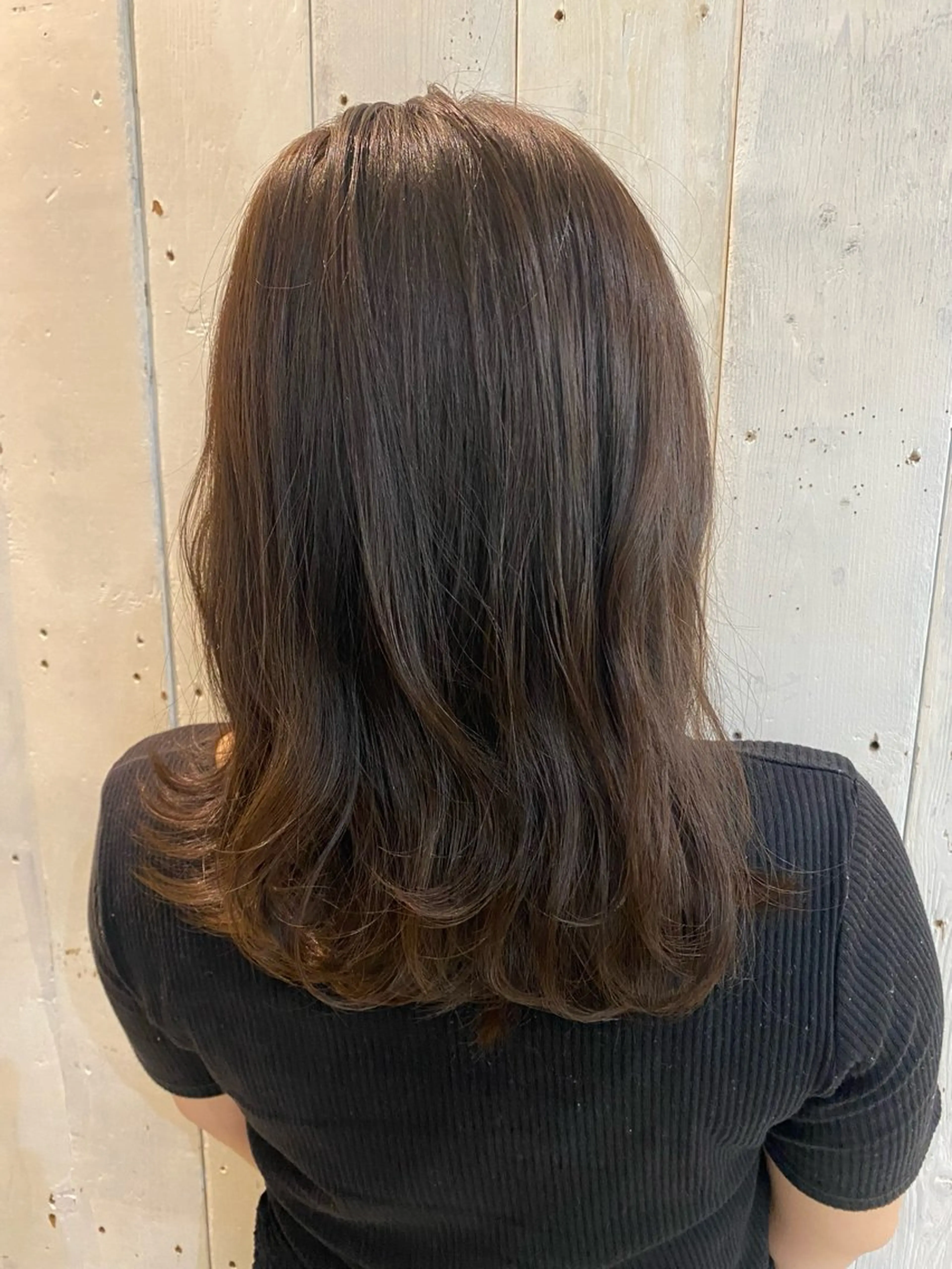 ミディアム ヘアカラー hair make  pur所属・ストレート🌹カラー お任せを🌈bucoのヘアスタイル