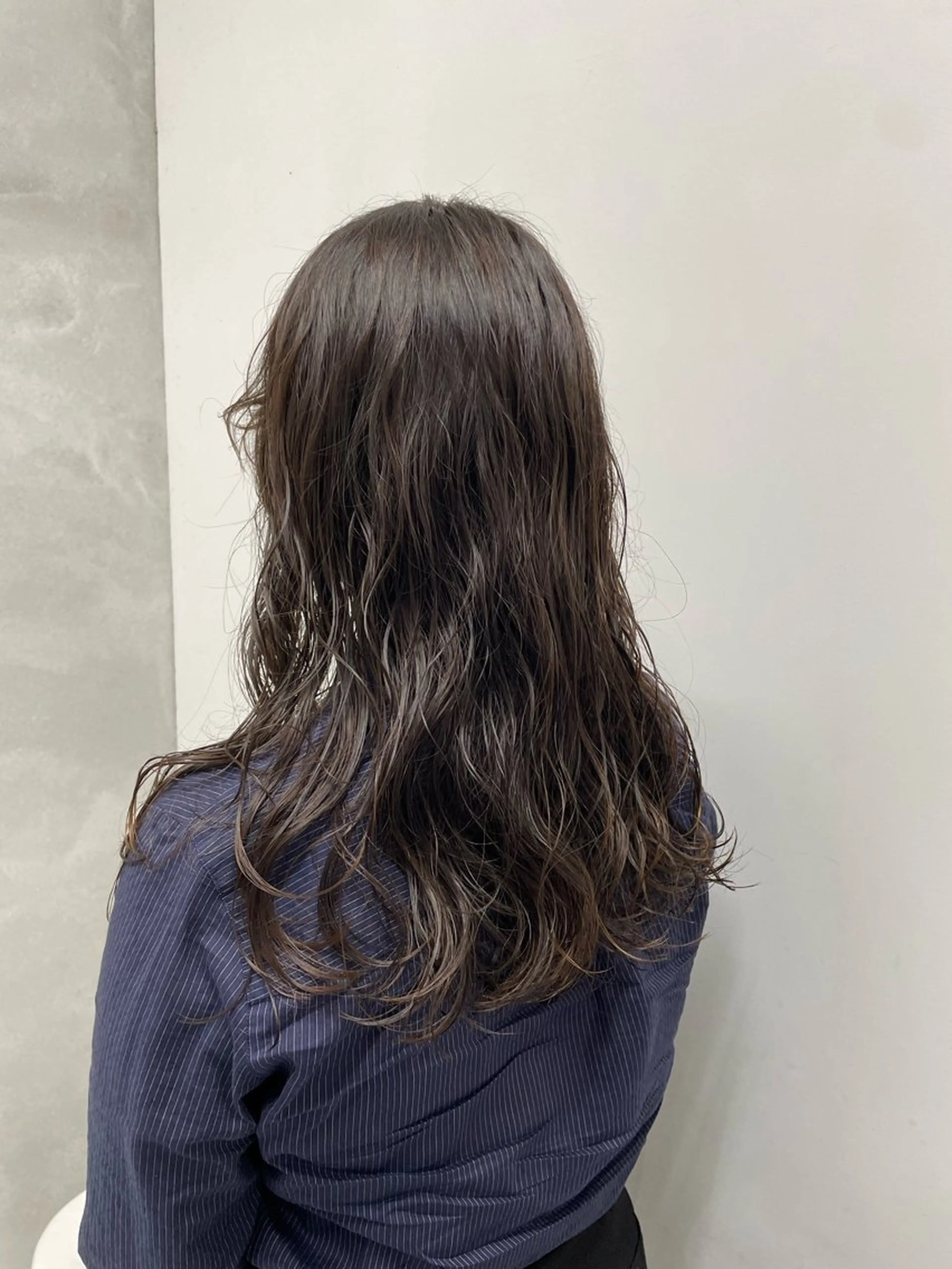 ロング パーマ カット パーマ 山本 佳奈のヘアスタイル