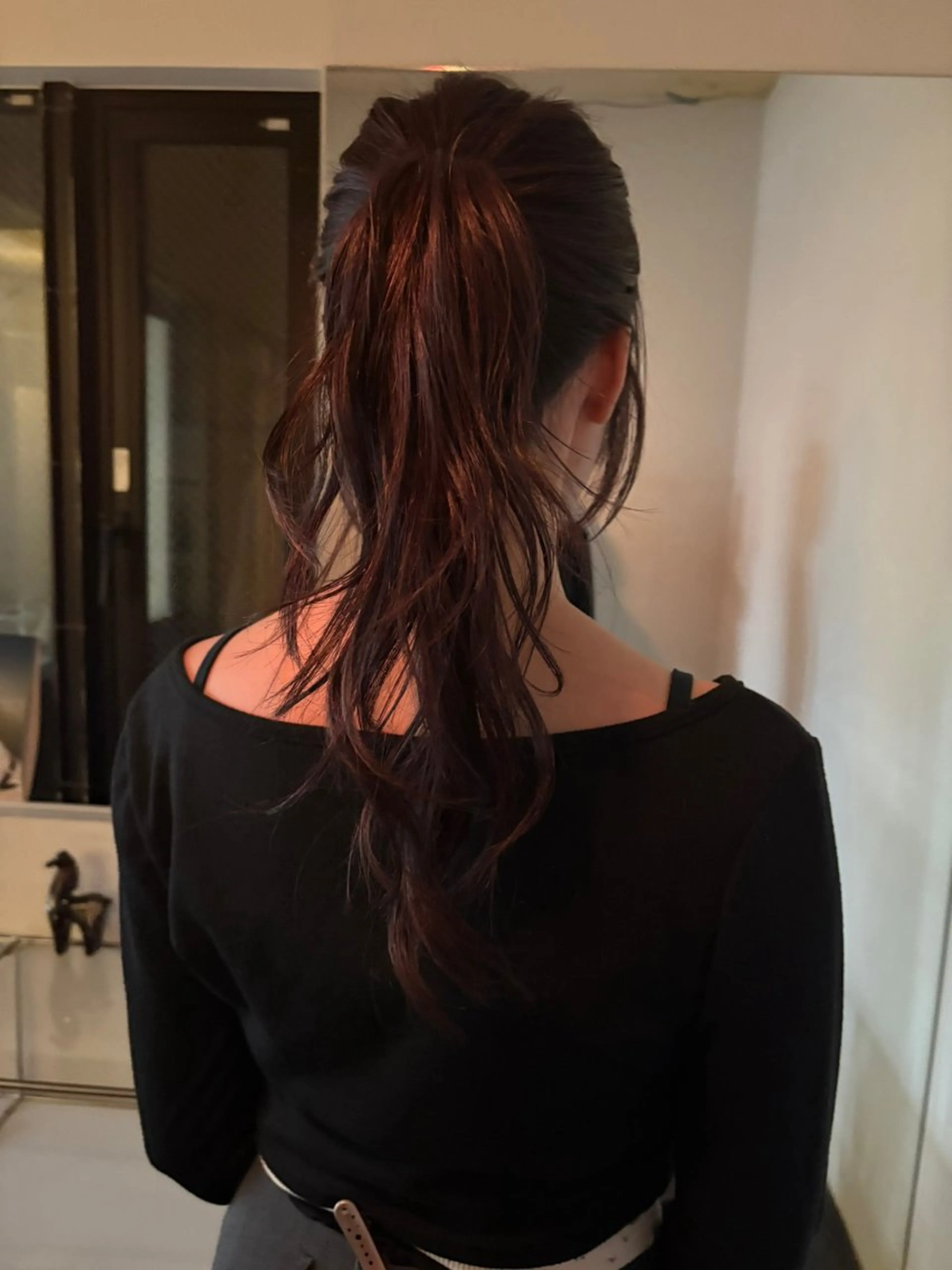 セミロング カット ヘアカラー トリートメント Zoey Ayakaのヘアスタイル