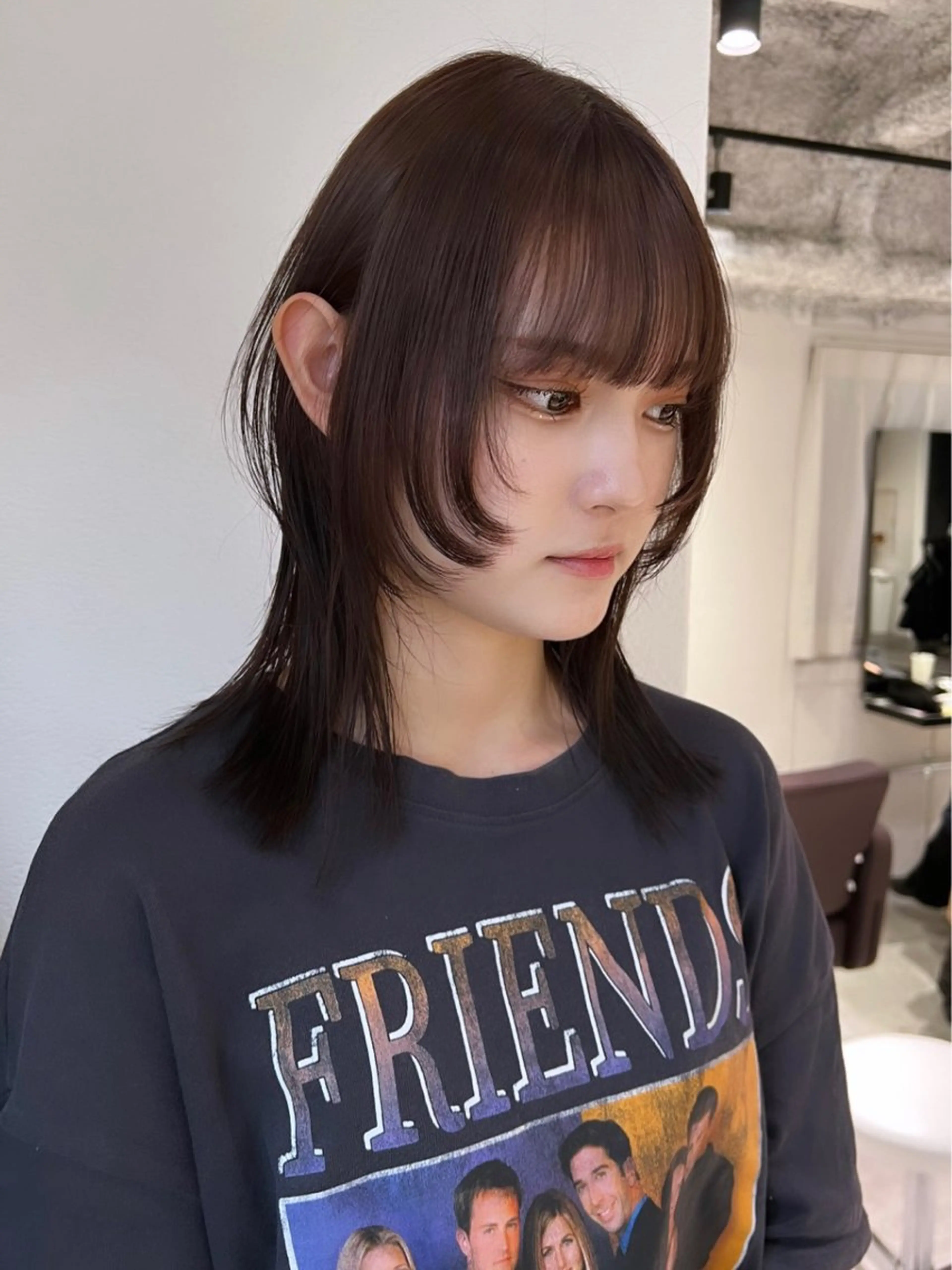 ミディアム カラー ブリーチ ケアブリーチ 透明感カラー デザインカラー ダブルカラー nendo_hair所属・ハイトーン/ブリーチ レイヤーsonokaのヘアスタイル