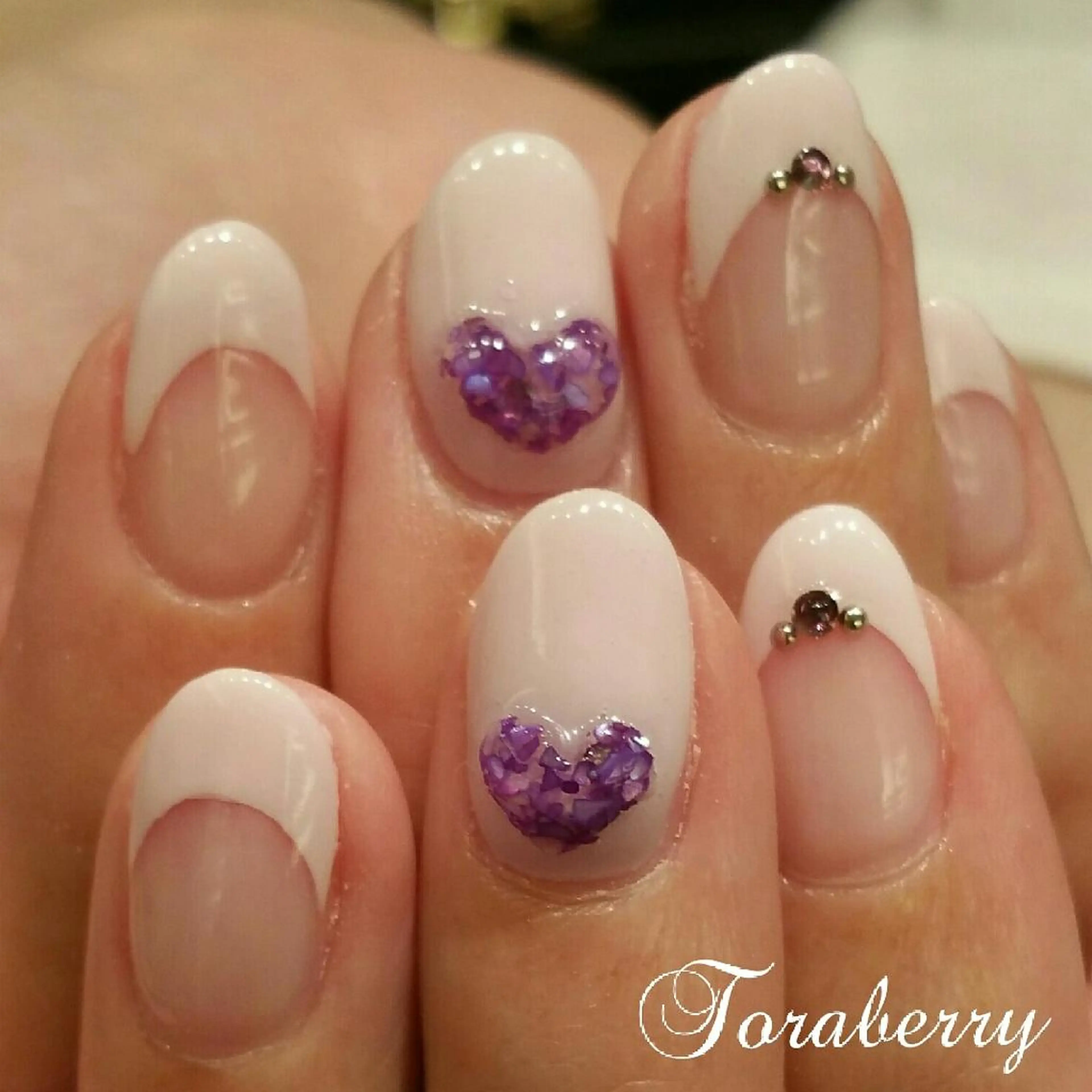 ネイル ハート ネイリスト なつみのネイルデザイン