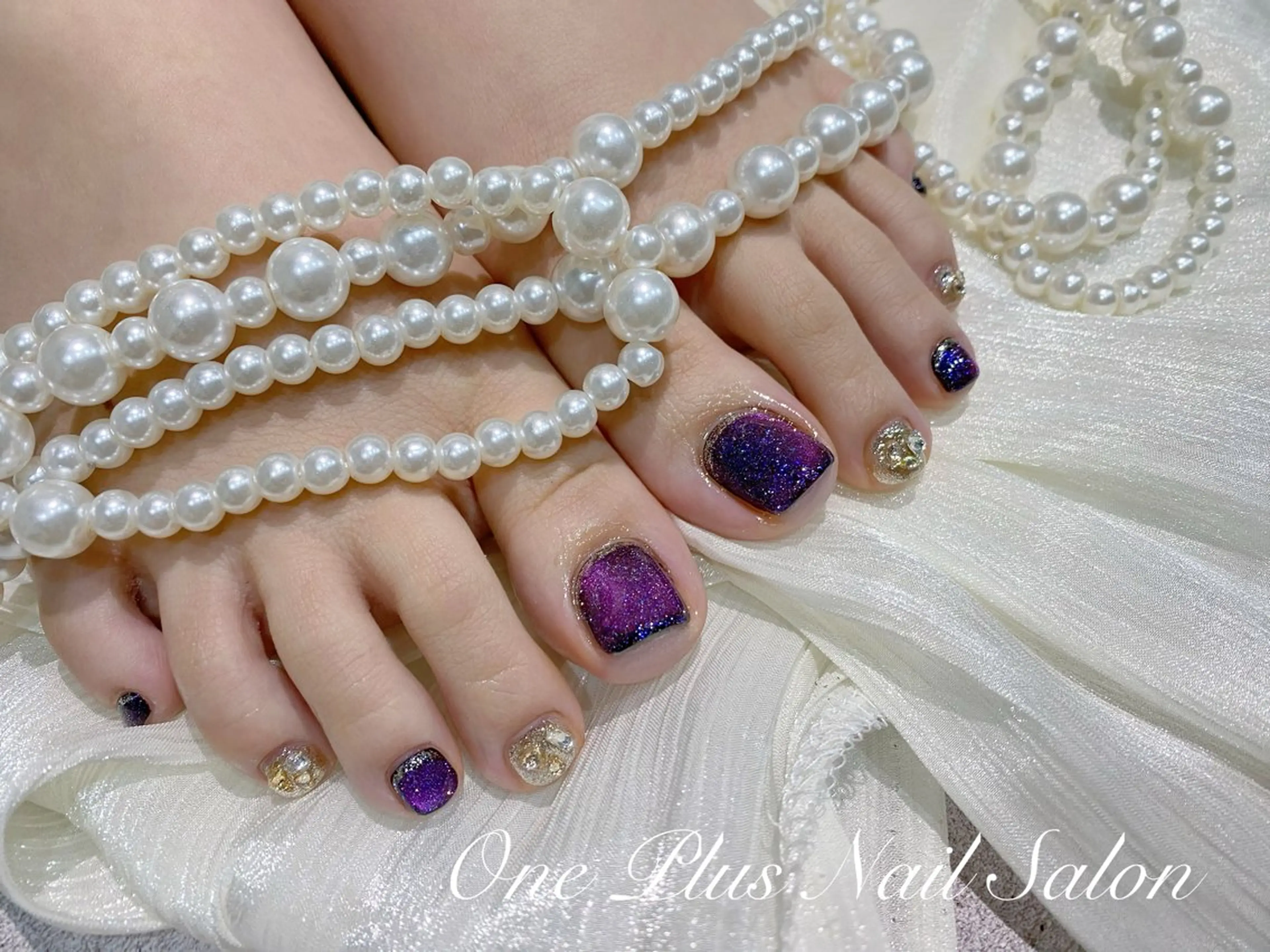 ネイル フットネイル One Plus Nail Salonのネイルデザイン