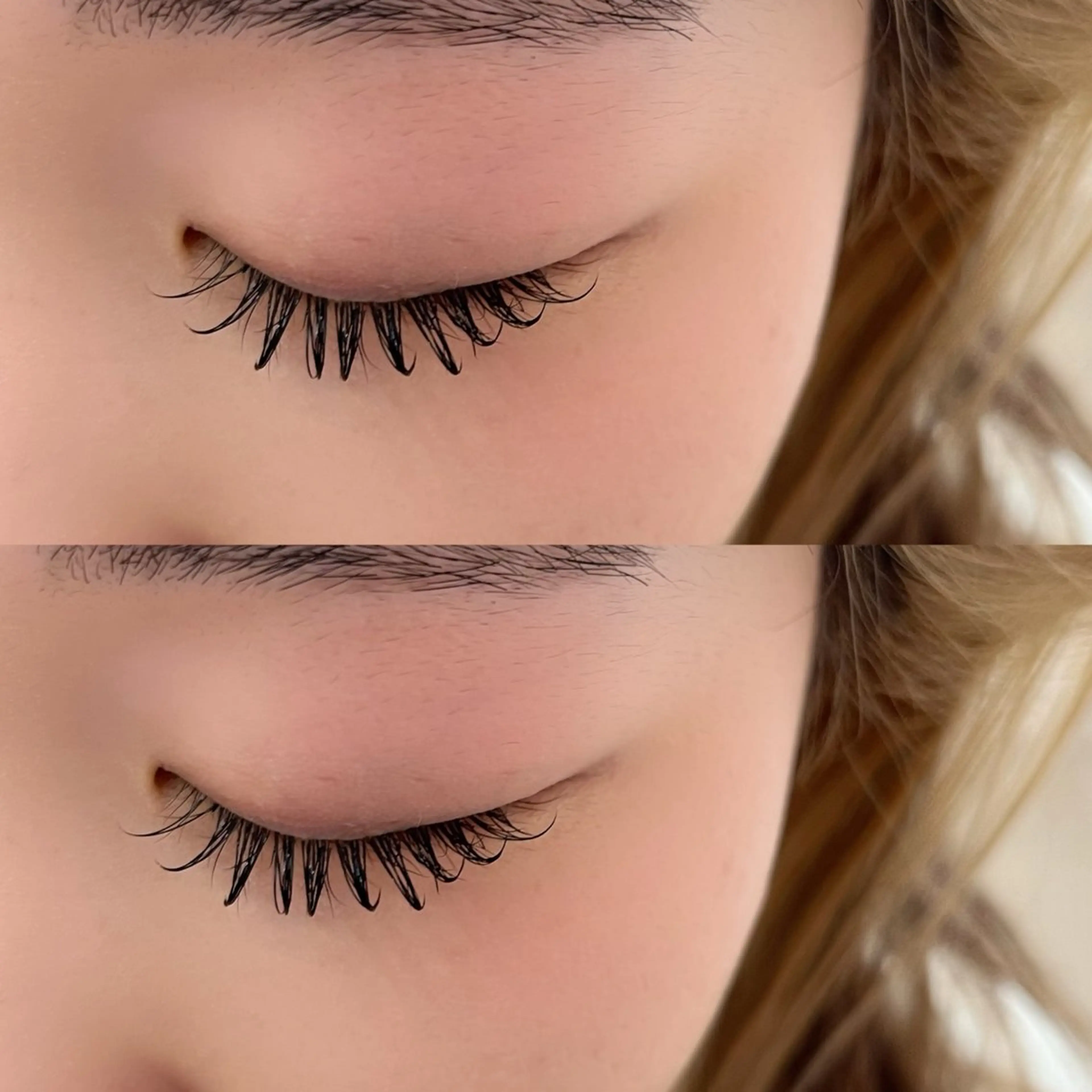 マツエク・マツパ フラットラッシュ 岩田 かのんのマツエク・マツパデザイン