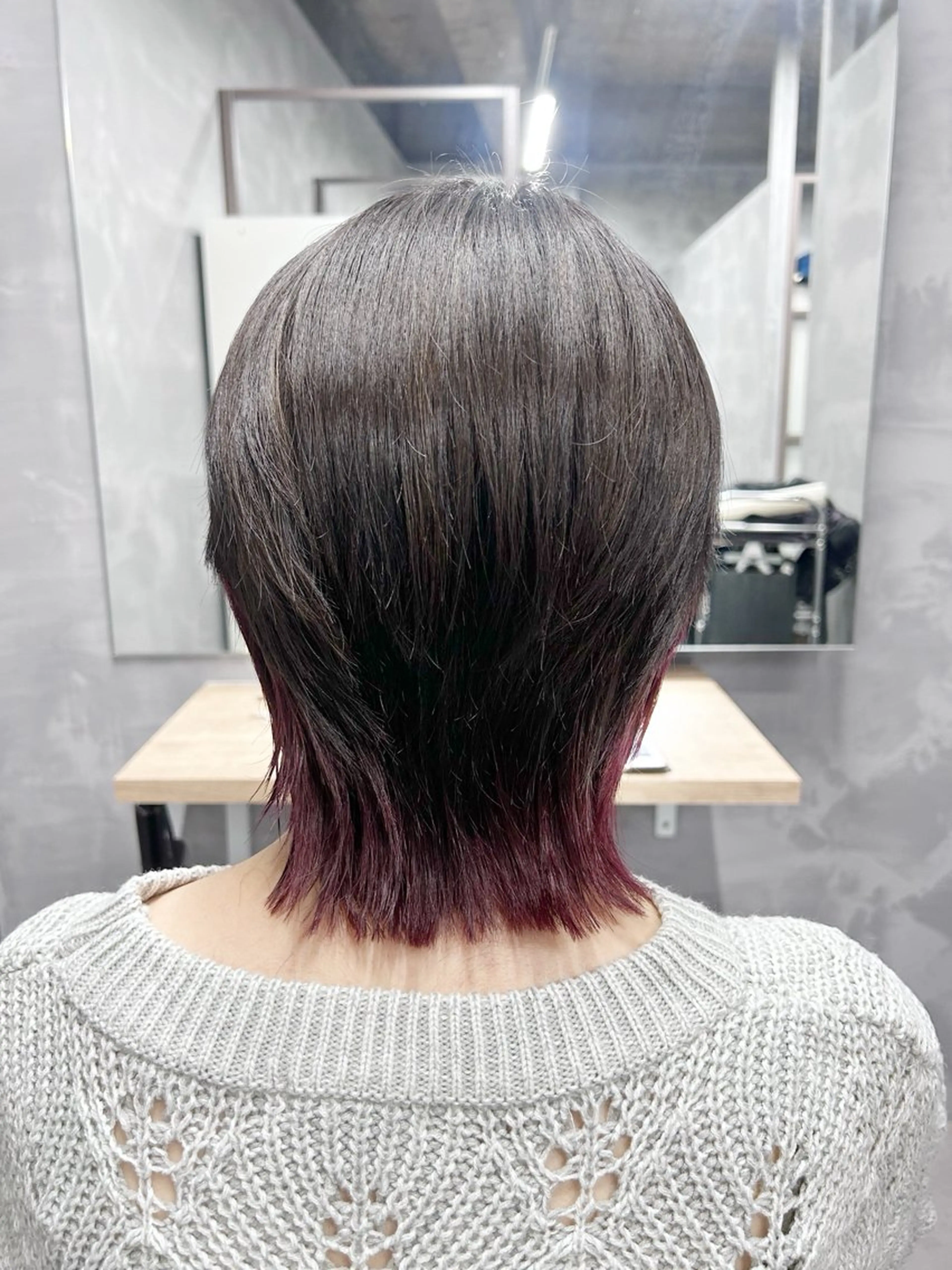 ショート カラー アクアカラー バレイヤージュ ブリーチ ケアブリーチ ケアカラー ヘアカラー トリートメント newi赤羽 ✂️KEN✂️のヘアスタイル