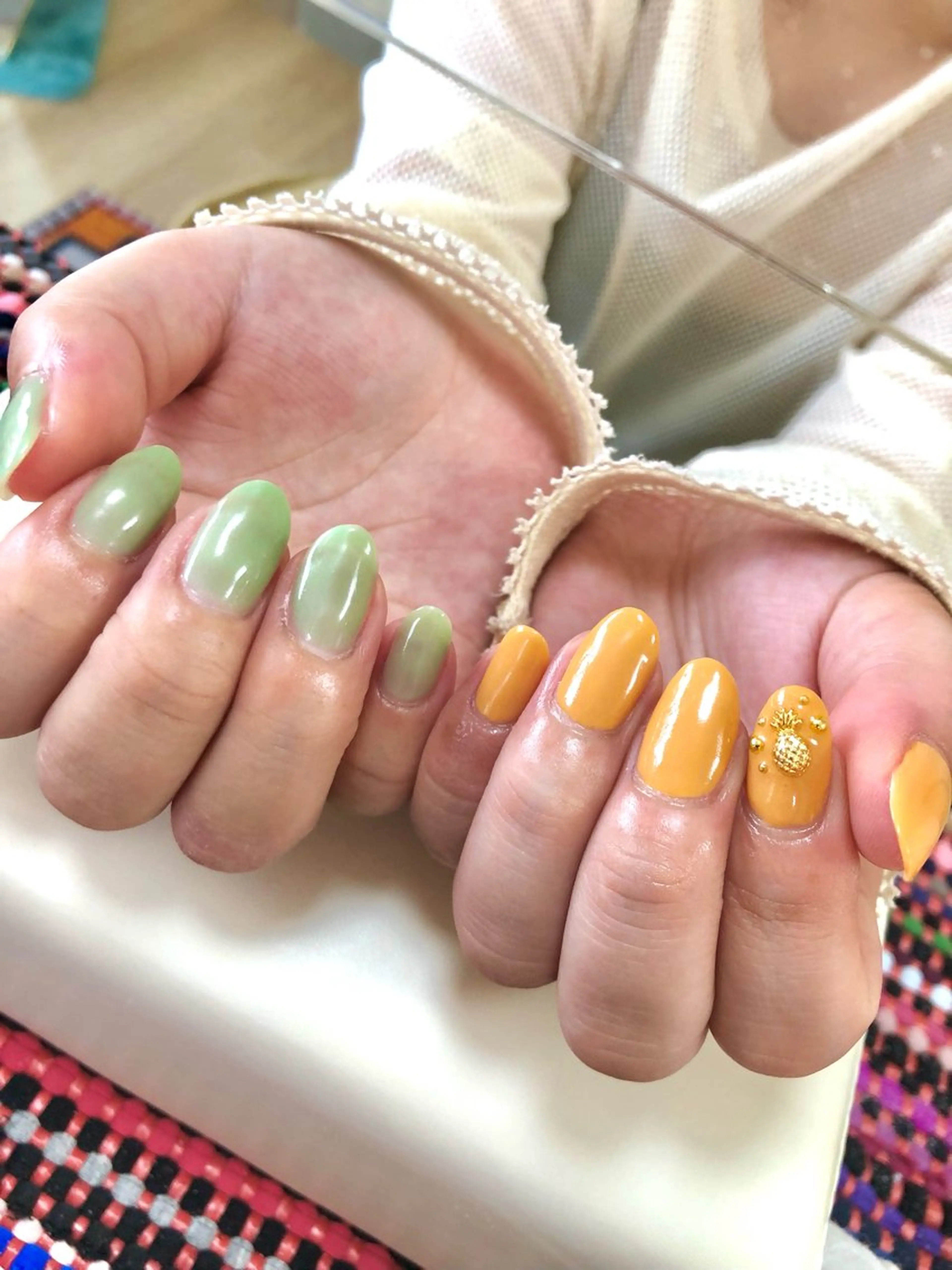 ネイル ストーンネイル ハンドネイル meeho所属・salon *meehoのネイルデザイン