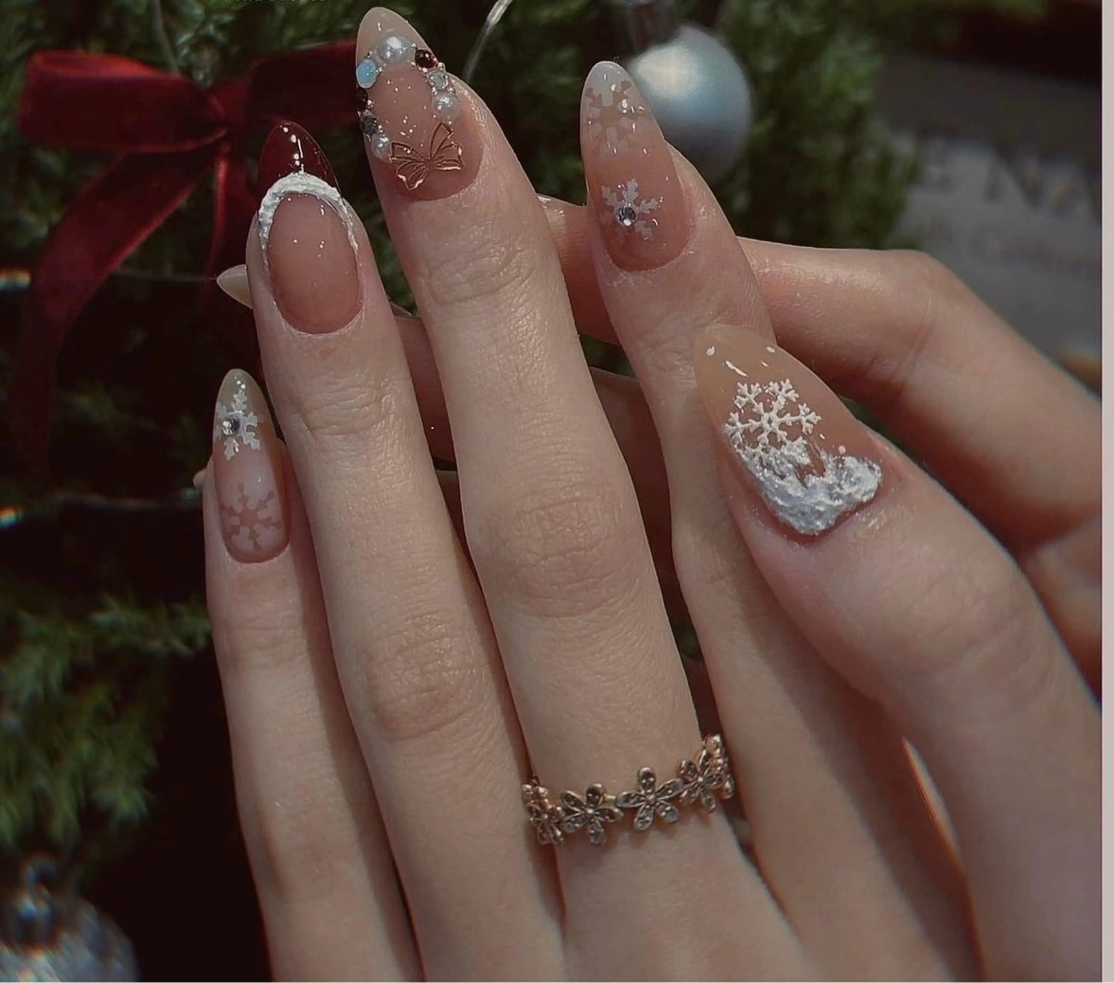 ネイル 韓国ネイル 持ち込み ハンドネイル EMI ANA.CHUOのネイルデザイン