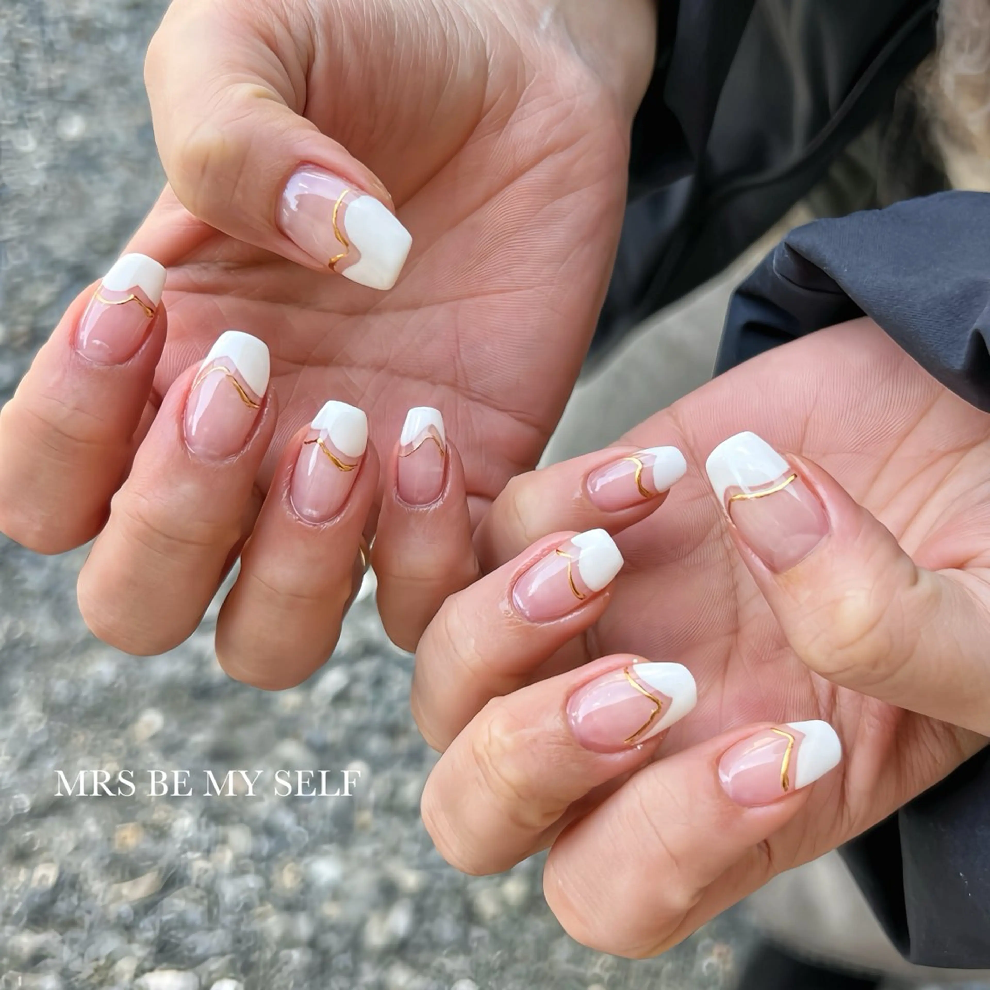 ネイル フレンチネイル ハンドネイル MRS/ miyu🎀のネイルデザイン