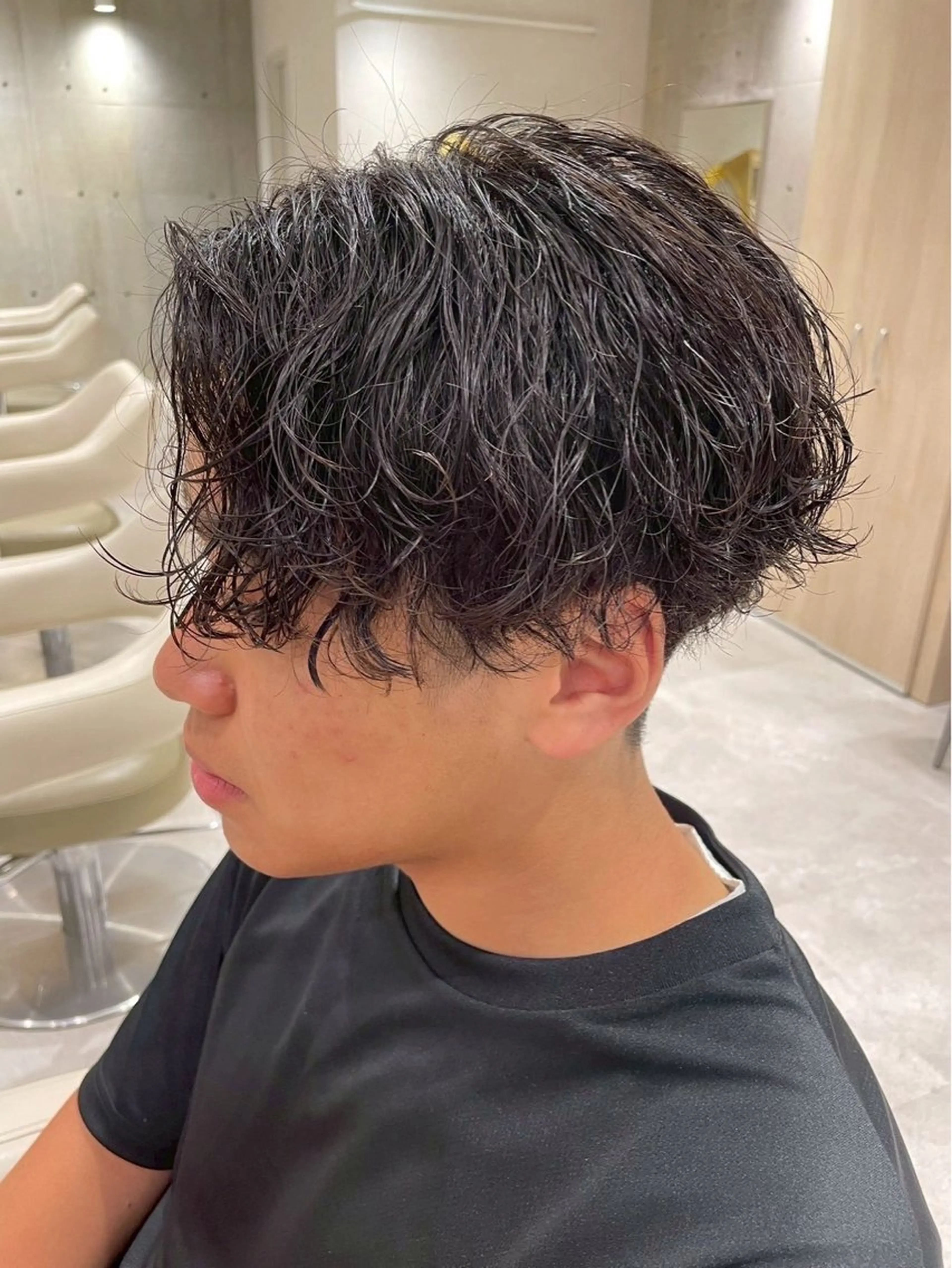 メンズ パーマ 🍀モデル募集中🍀 山田さくらのヘアスタイル