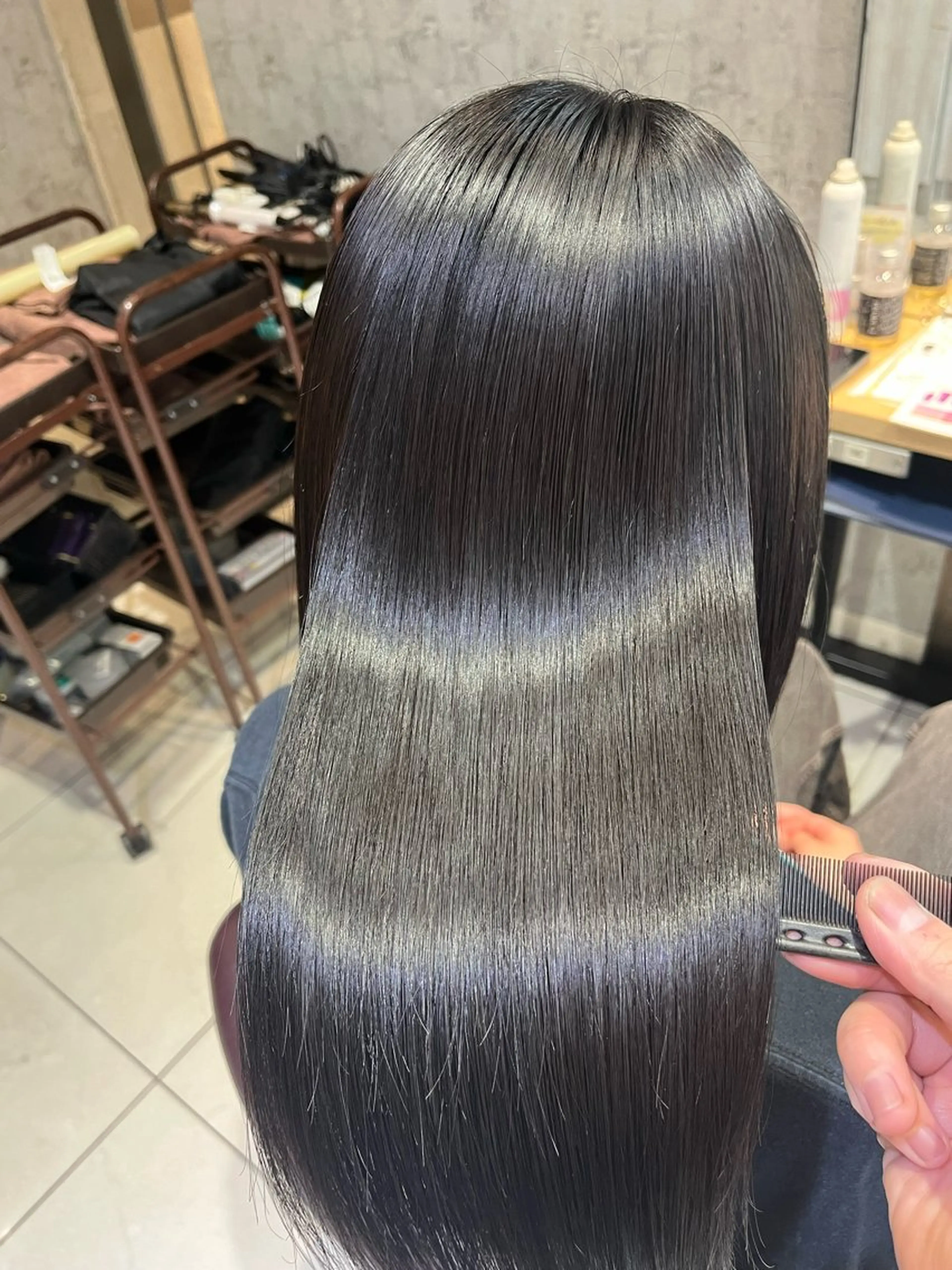 カラー ヘアカラー トリートメント 町田✨髪質改善✨ ななみのヘアスタイル