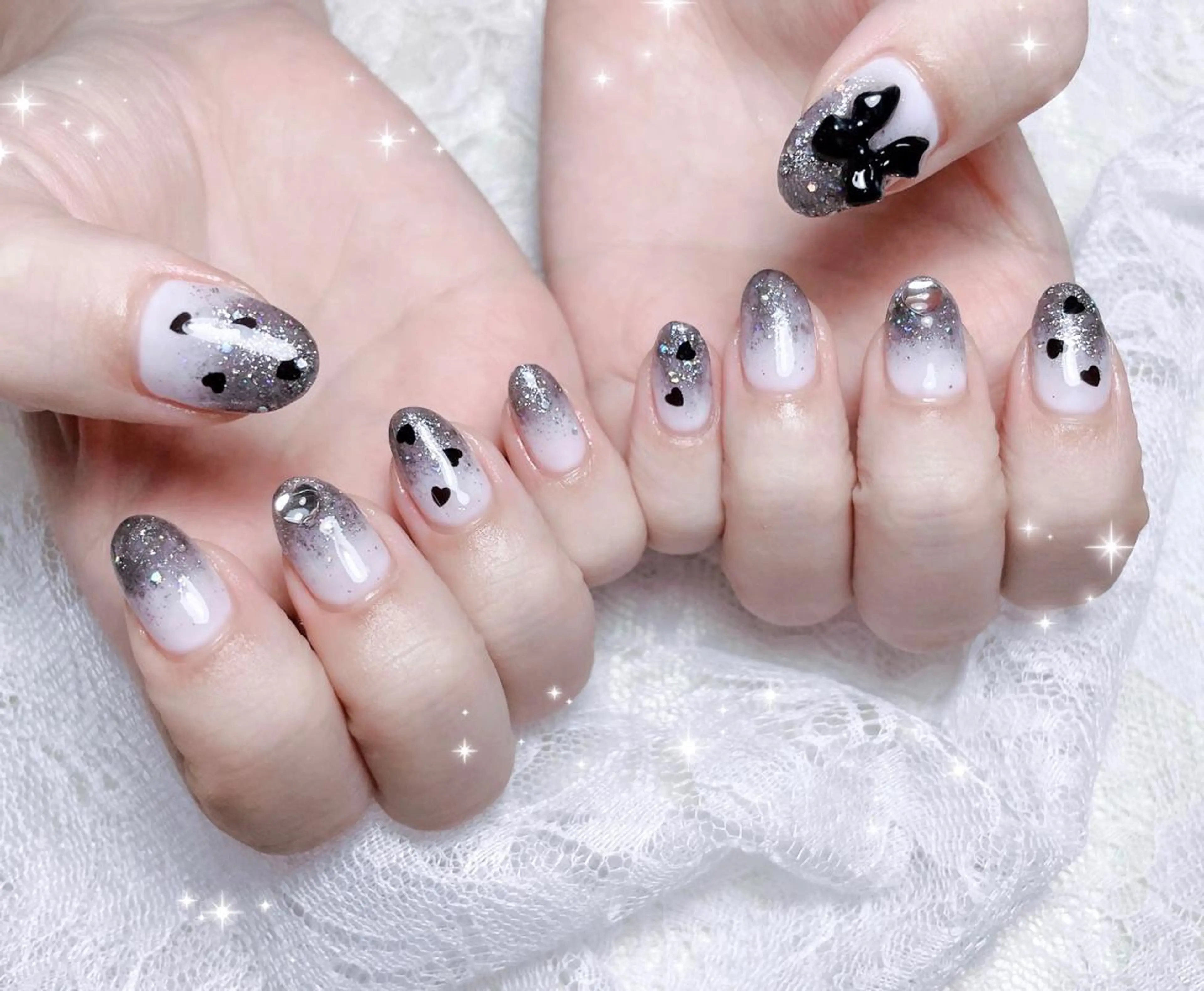 ネイル ハンドネイル FLARE NAIL フレアネイルのネイルデザイン