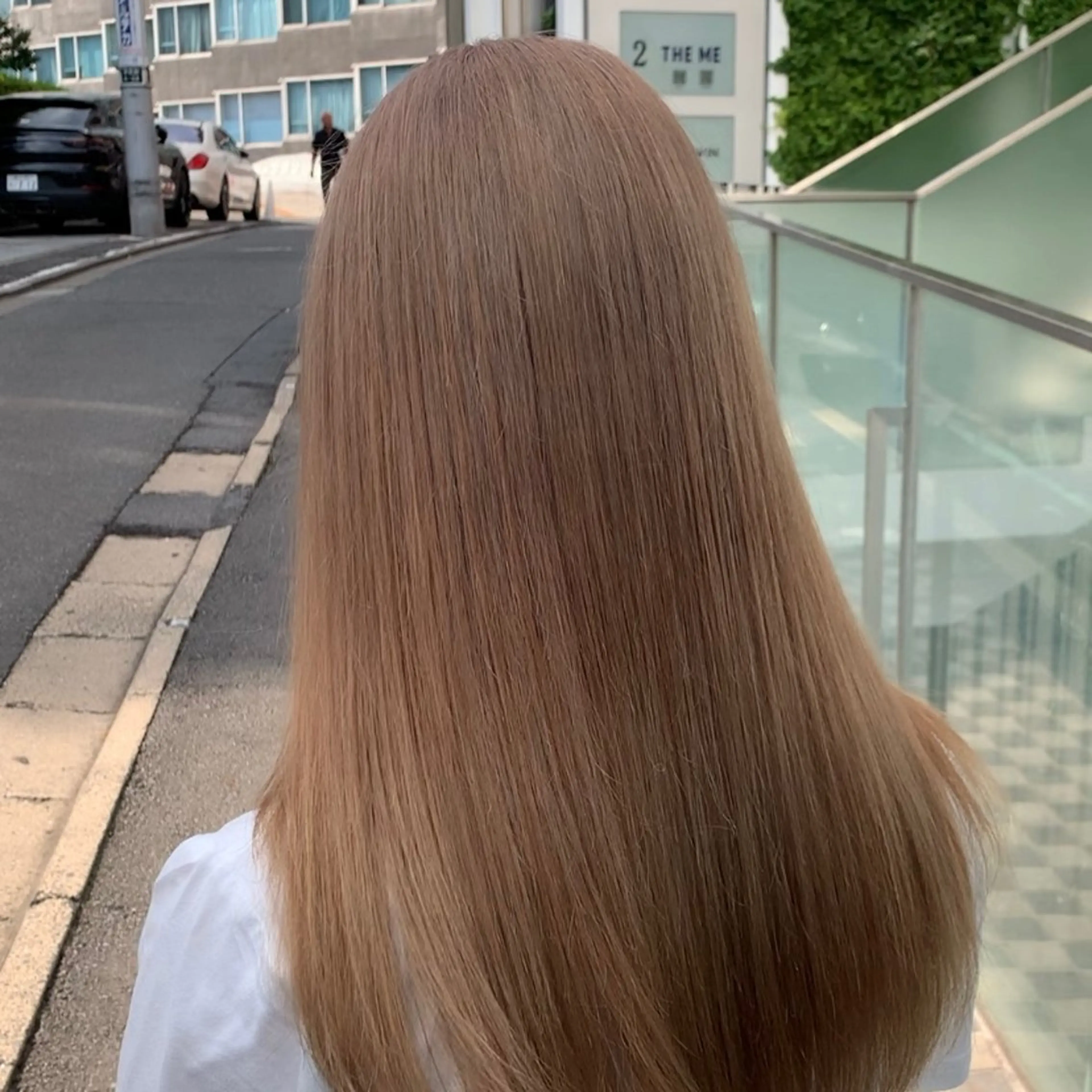 ミディアム カラー ヘアカラー トリートメント サロウィン(SALOWIN)原宿iori店所属・ツヤツヤ ハイトーン/Reiのヘアスタイル