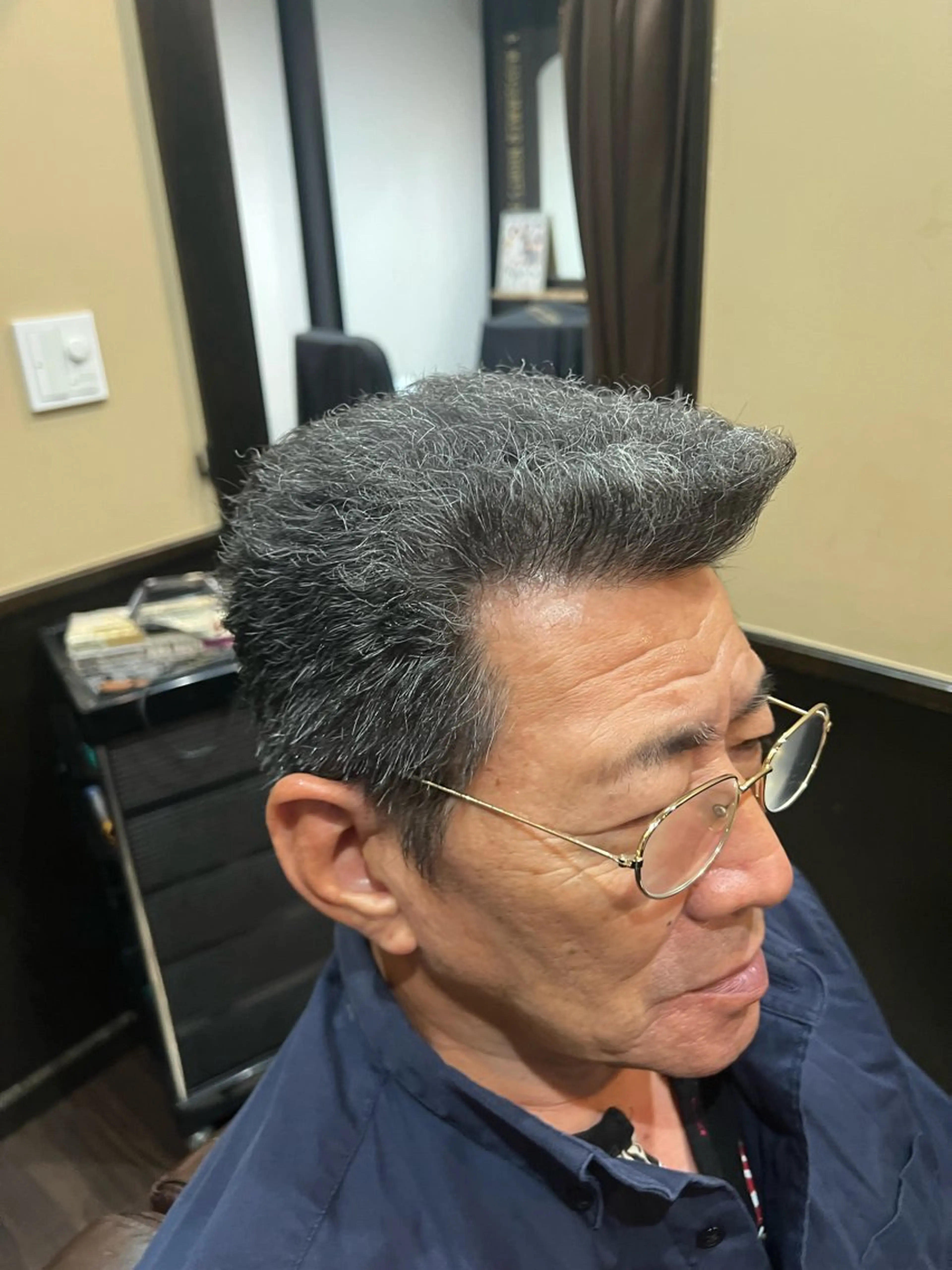 ショート パーマ メンズ メンズパーマ ヒロ銀座バーバーショップ秋葉原店所属・堀 真人のヘアスタイル