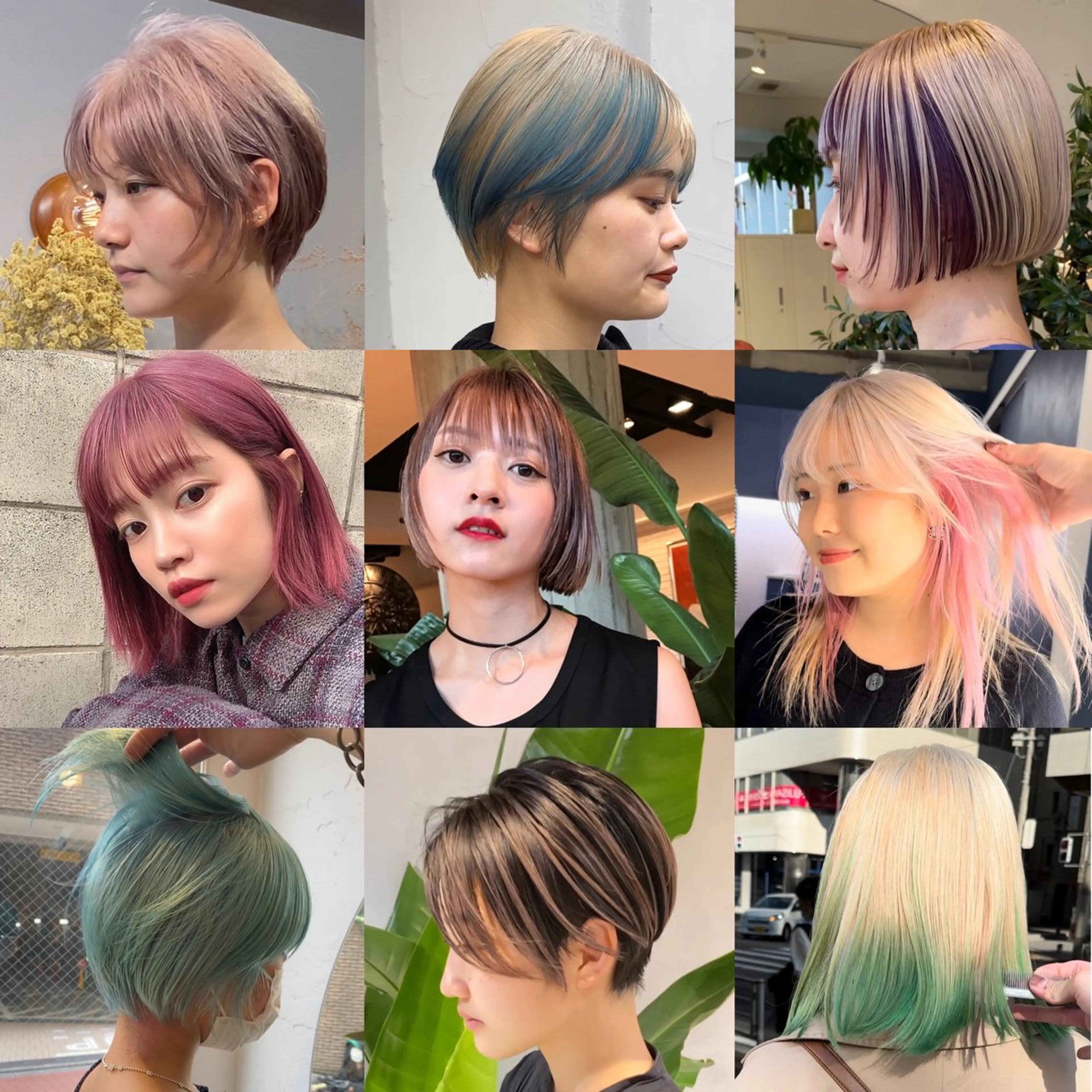 カット+ダブルカラー/ブリーチカラー+カラー+水トリートメントの写真