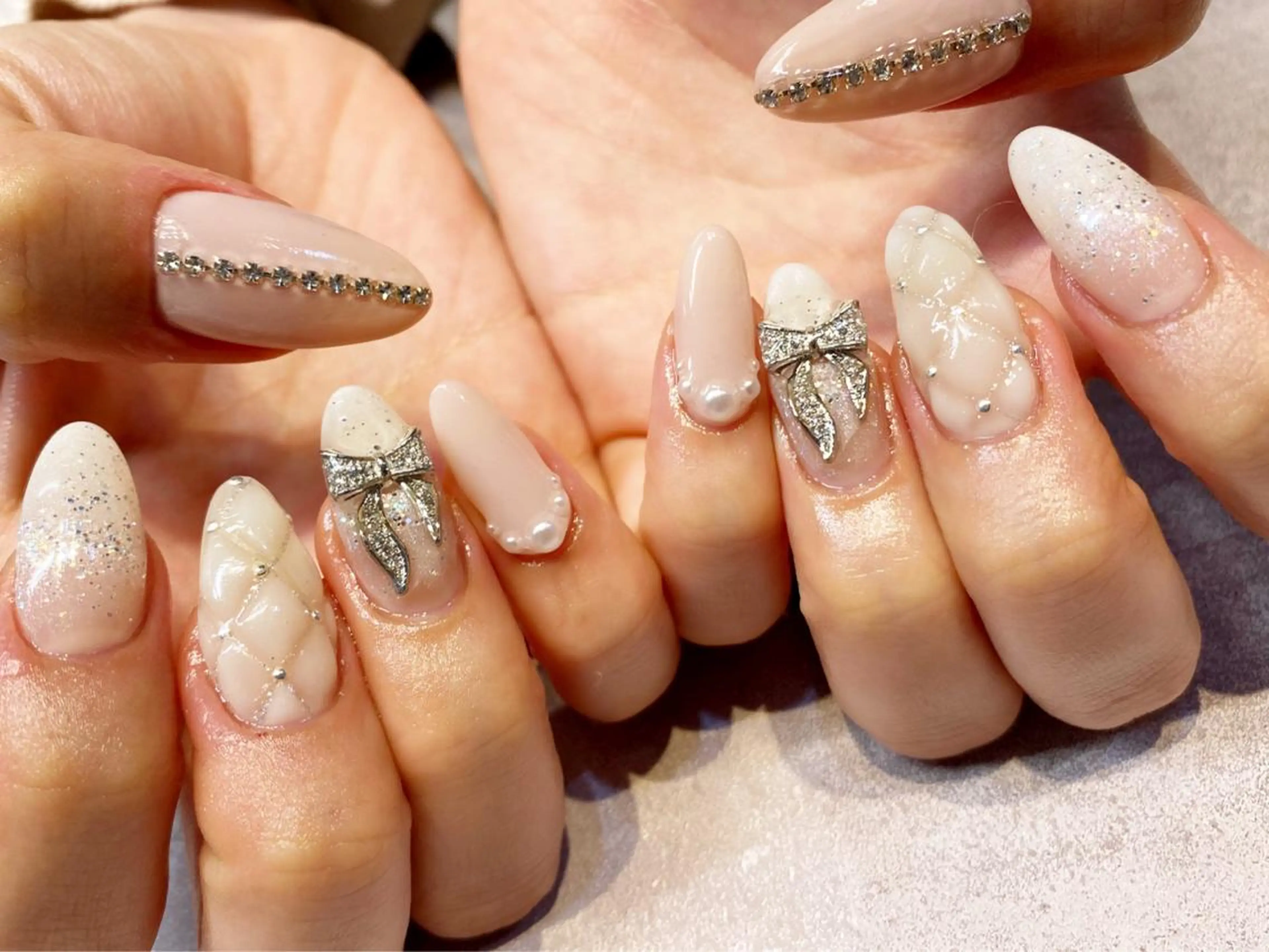 ロング ハンドネイル NAILSALON 🍔Timna🍟のネイルデザイン