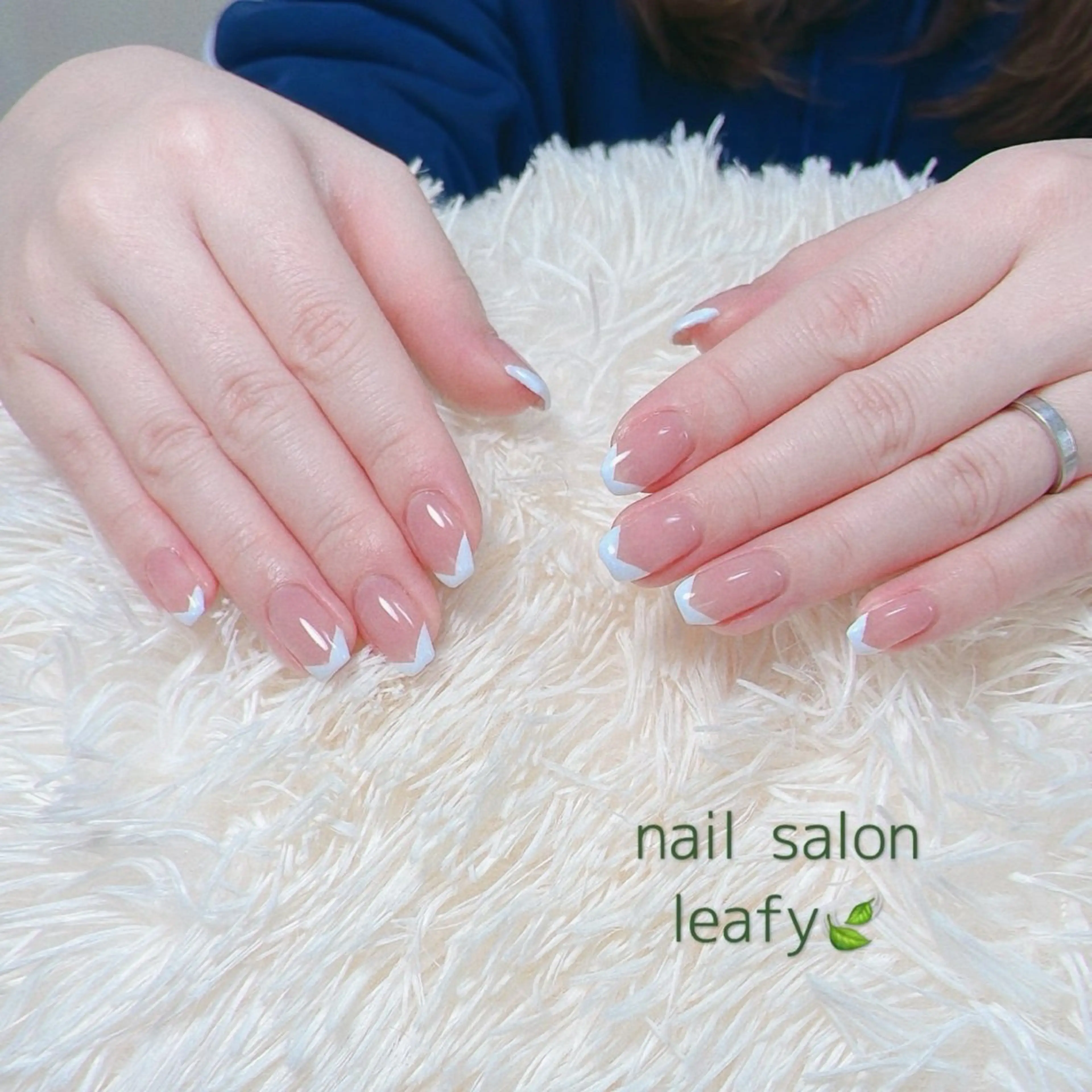 ネイル フレンチネイル ネイルサロン leafyのネイルデザイン