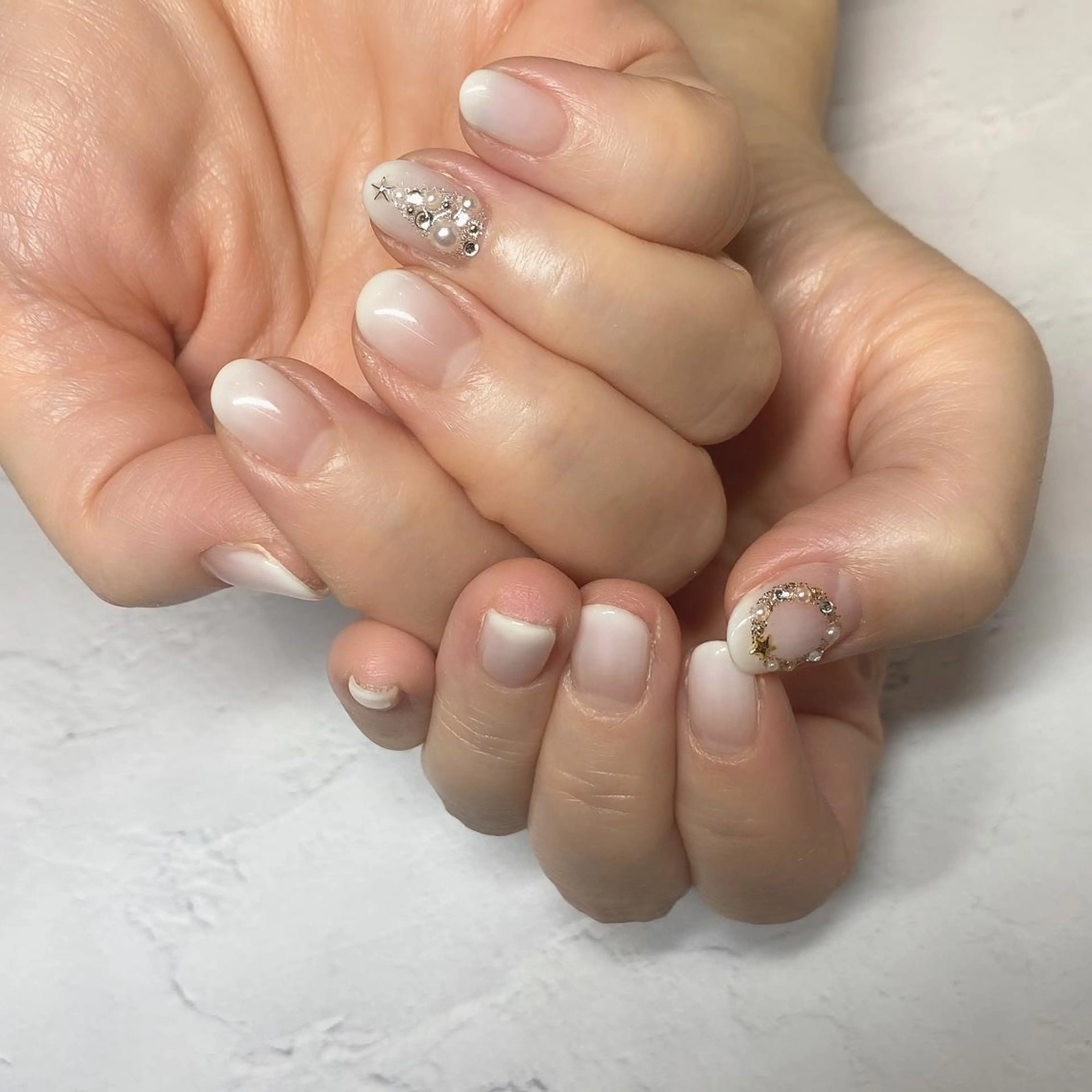 ネイル アートネイル 冬ネイル クリスマス ハンドネイル Sympa:) YURIKAのネイルデザイン