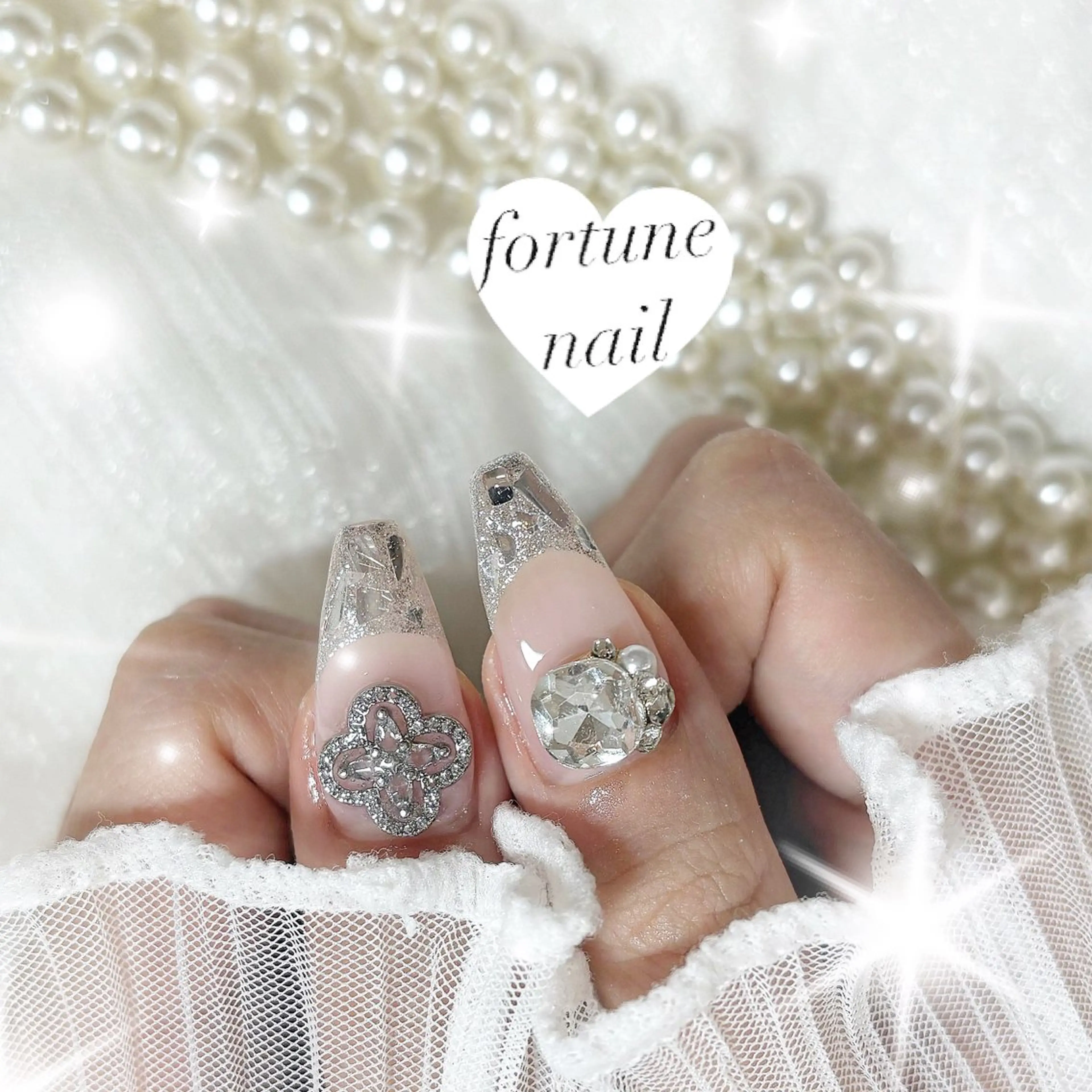 ネイル ガーリー ワンホンネイル ハンドネイル 💎saori 💎のネイルデザイン