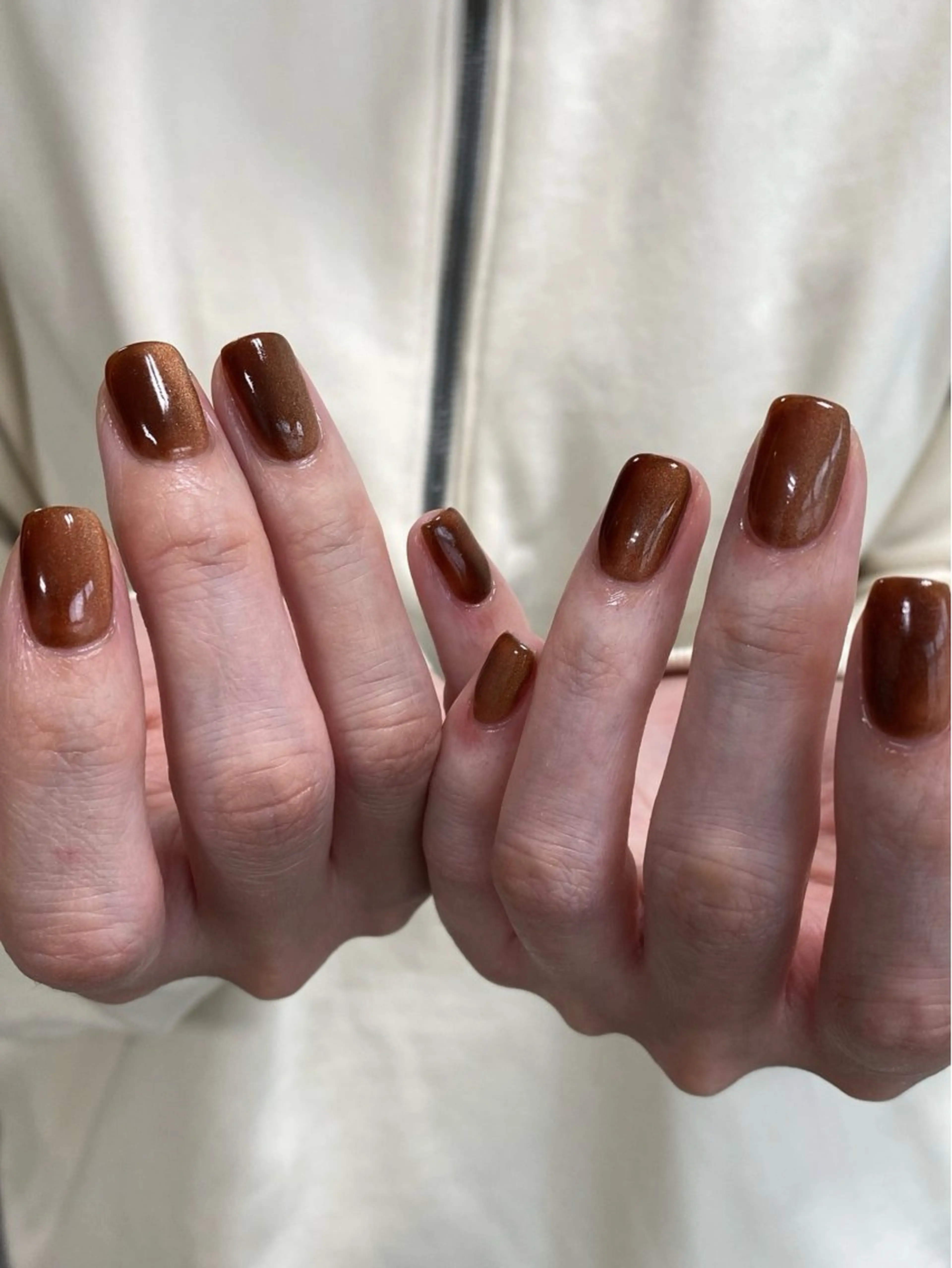 ネイル ブラウン Loabnail___所属・Loabnail suzumiのネイルデザイン