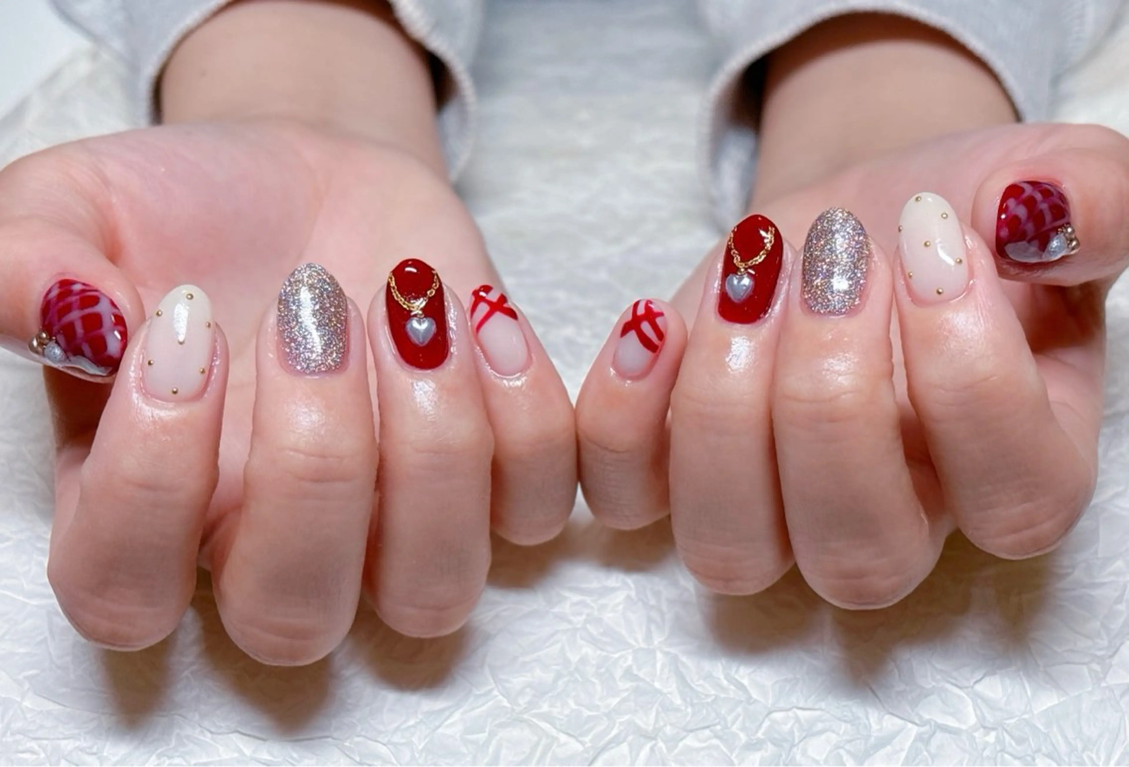 ネイル アートネイル オーロラネイル チークネイル フラッシュネイル フットネイル ゆ か_Nails💫のネイルデザイン
