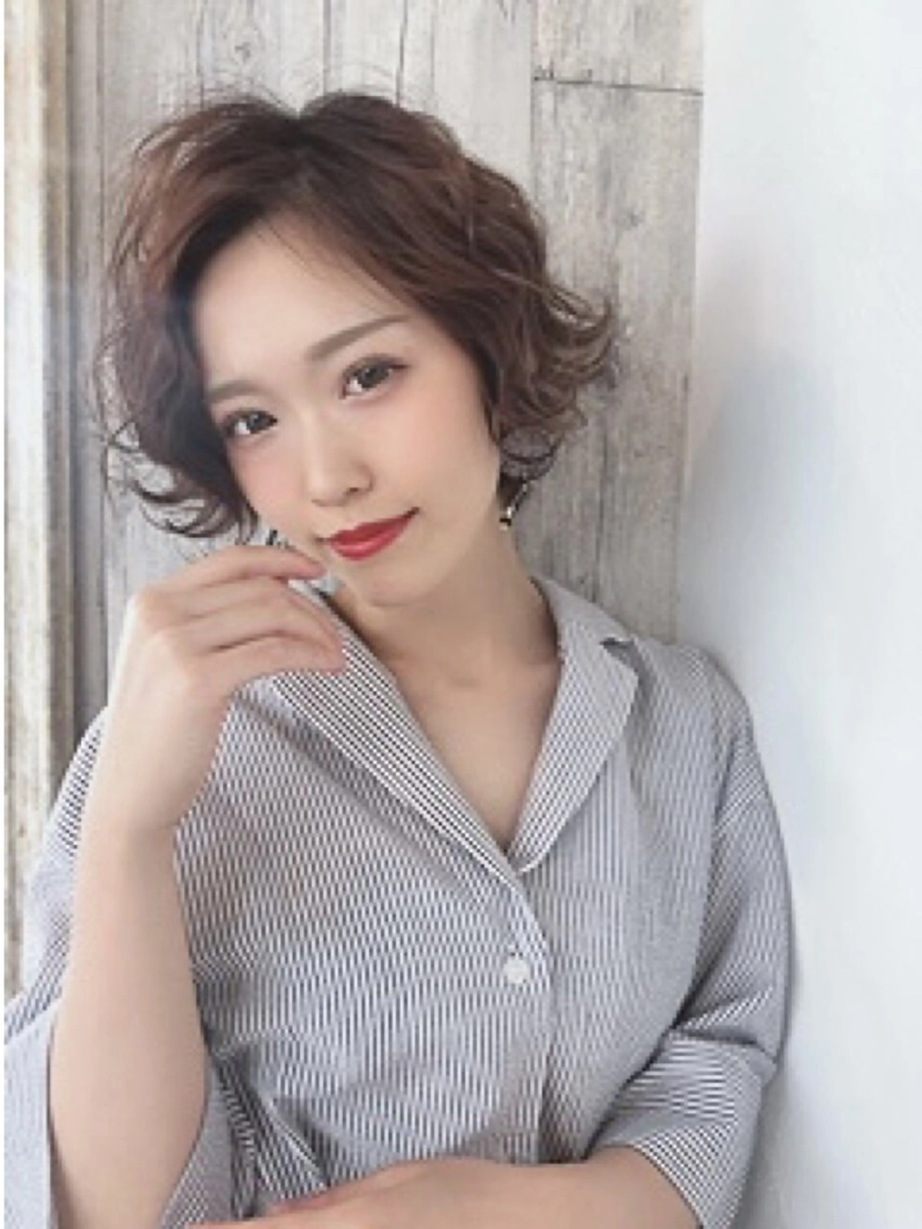 ショート エミュ（emu）所属・emu minekoのヘアスタイル