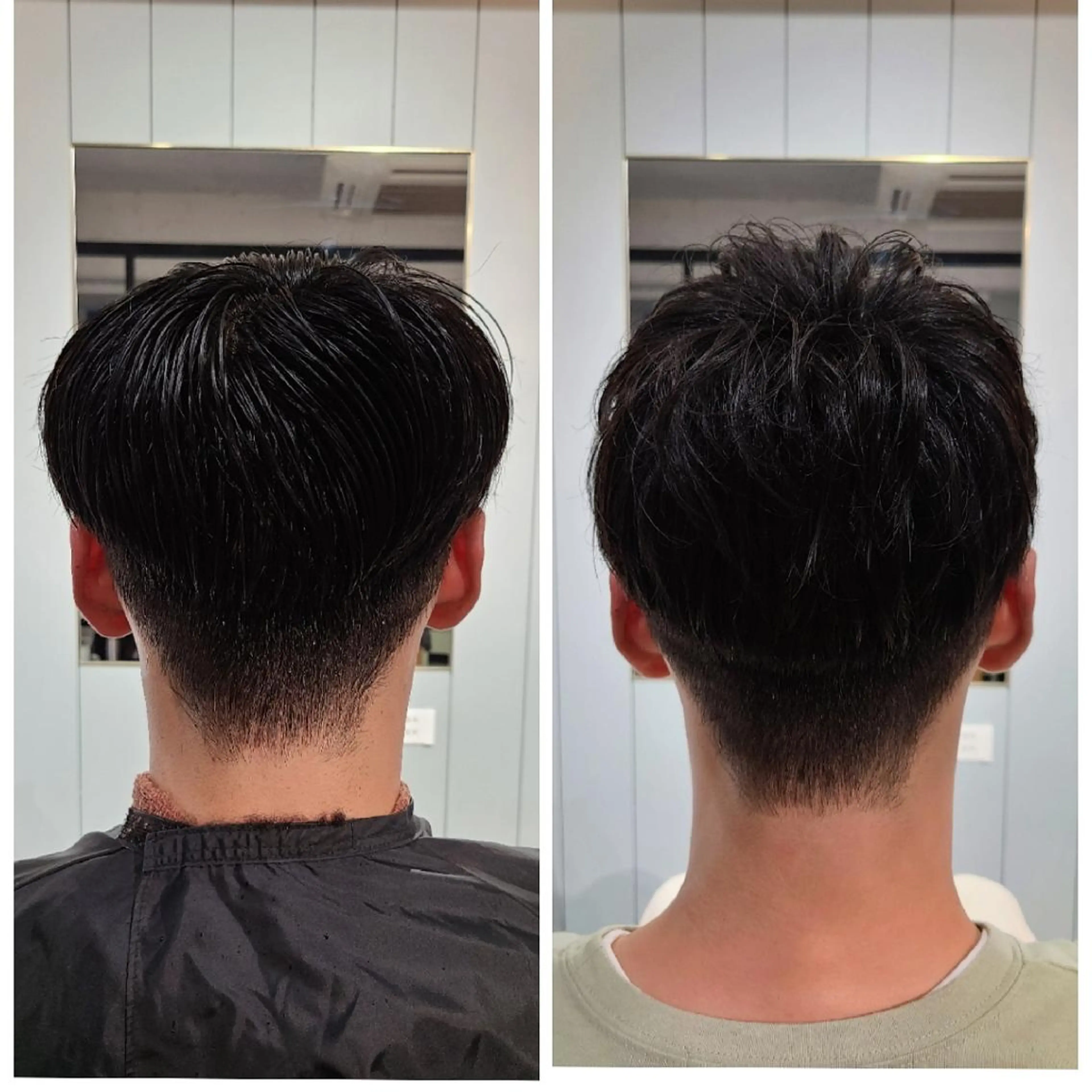 メンズ ダウンパーマ メンズパーマ 隈元 光のヘアスタイル