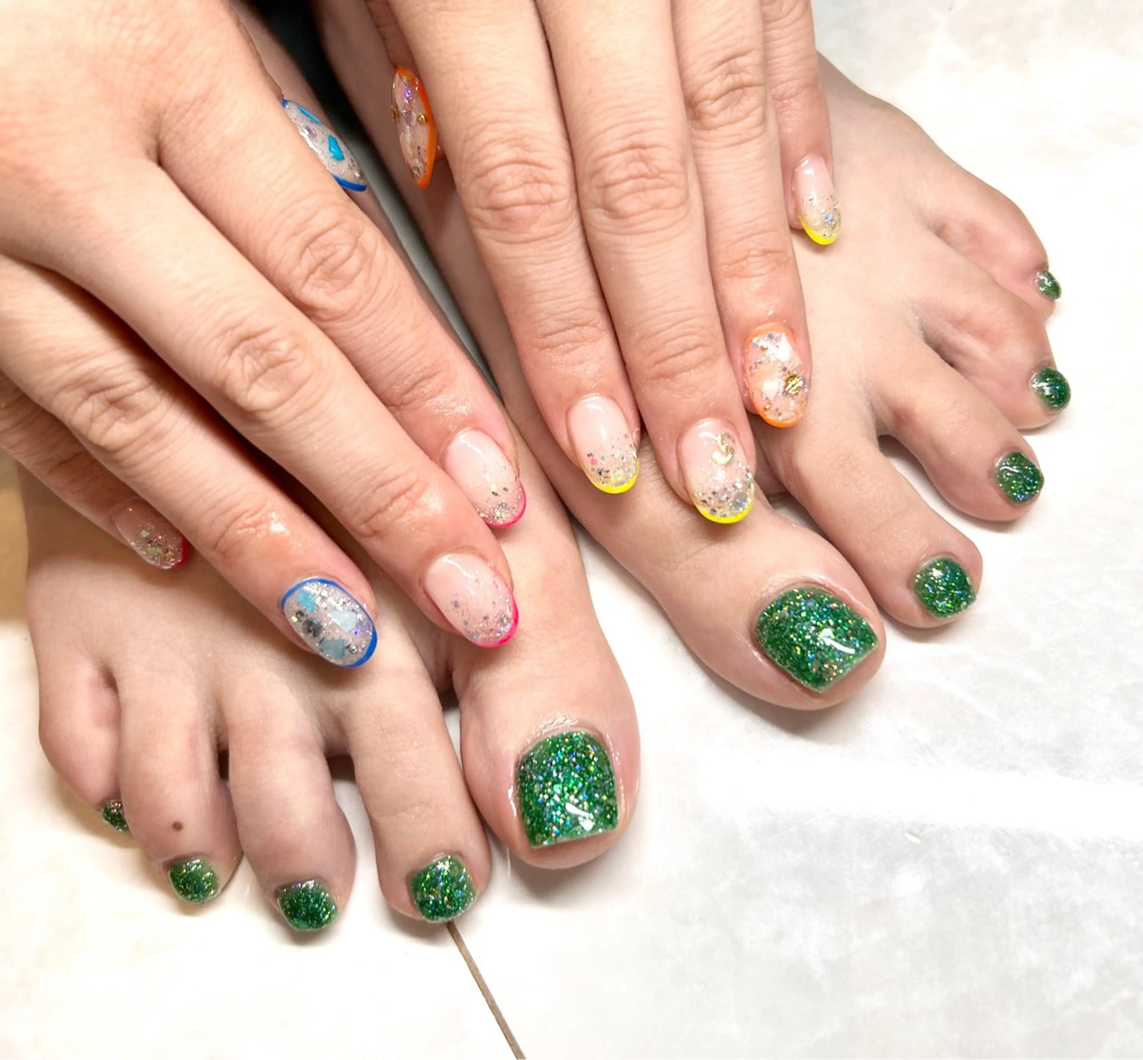 ネイル ラメ(グリッター) 春ネイル N.style所属・Ｎ. styleのネイルデザイン