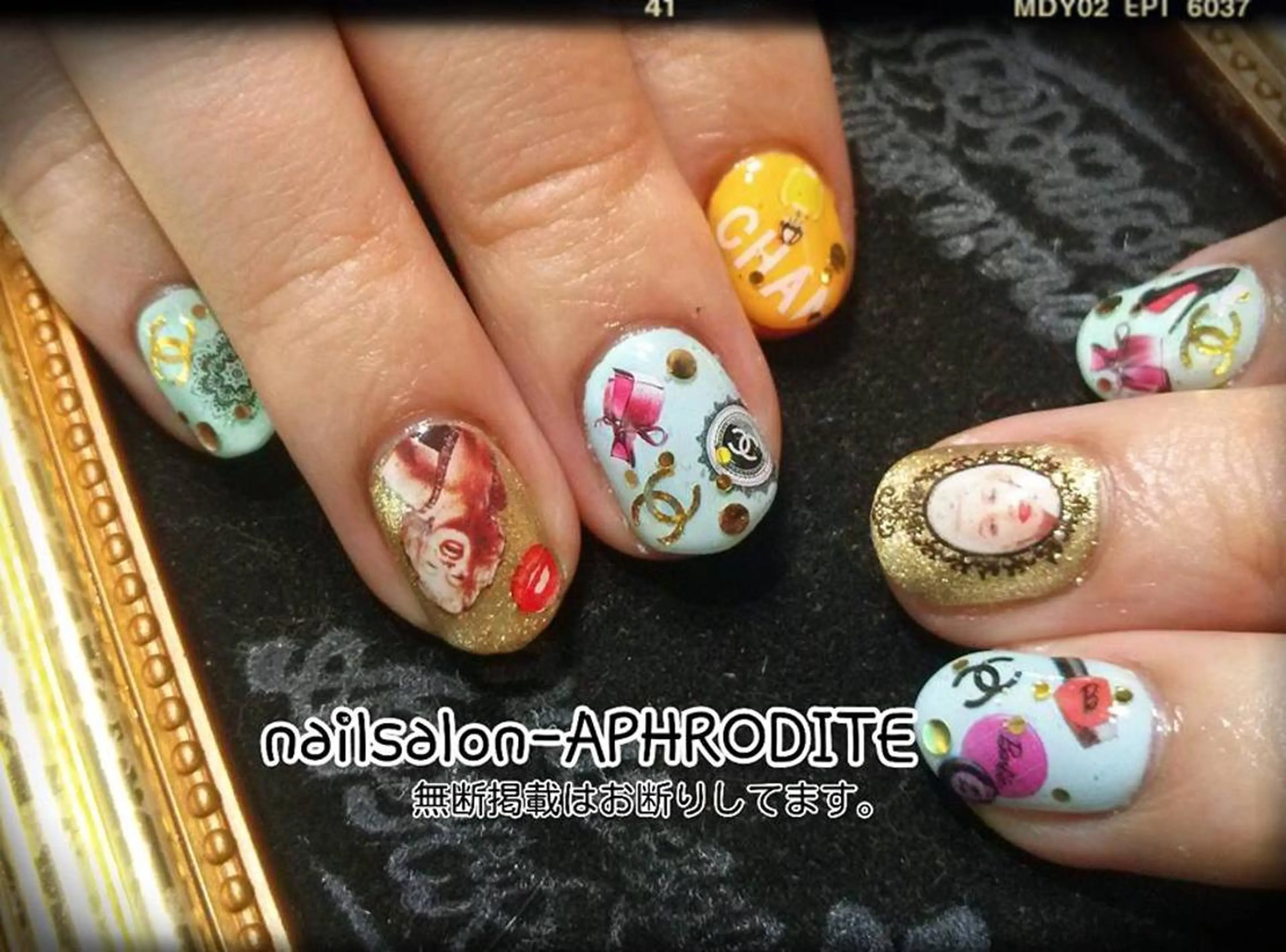 ネイル アートネイル ジェルネイル APHRODITE Nagisaのネイルデザイン