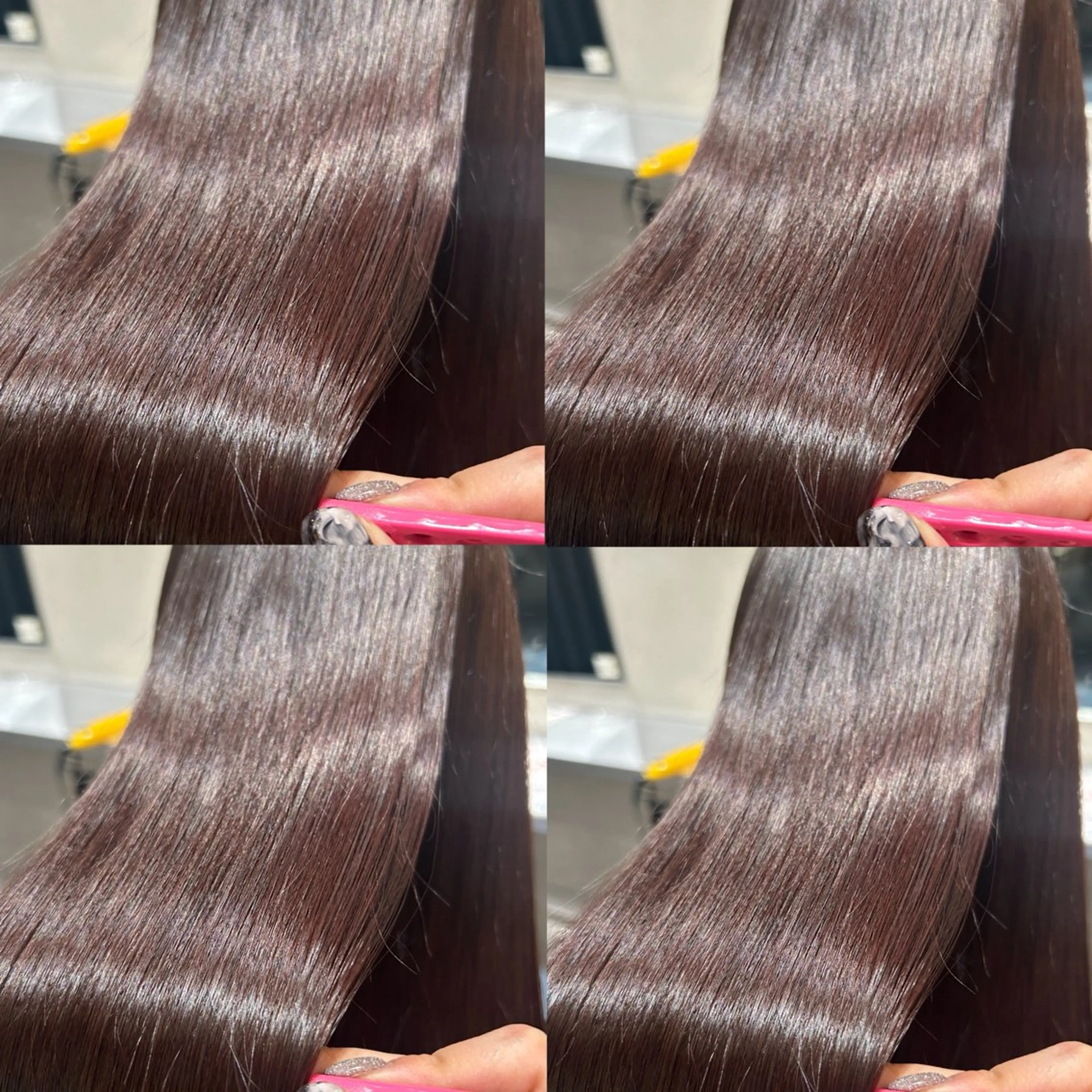 セミロング カラー ヘアカラー トリートメント 大人可愛い韓国ヘア きららのヘアスタイル