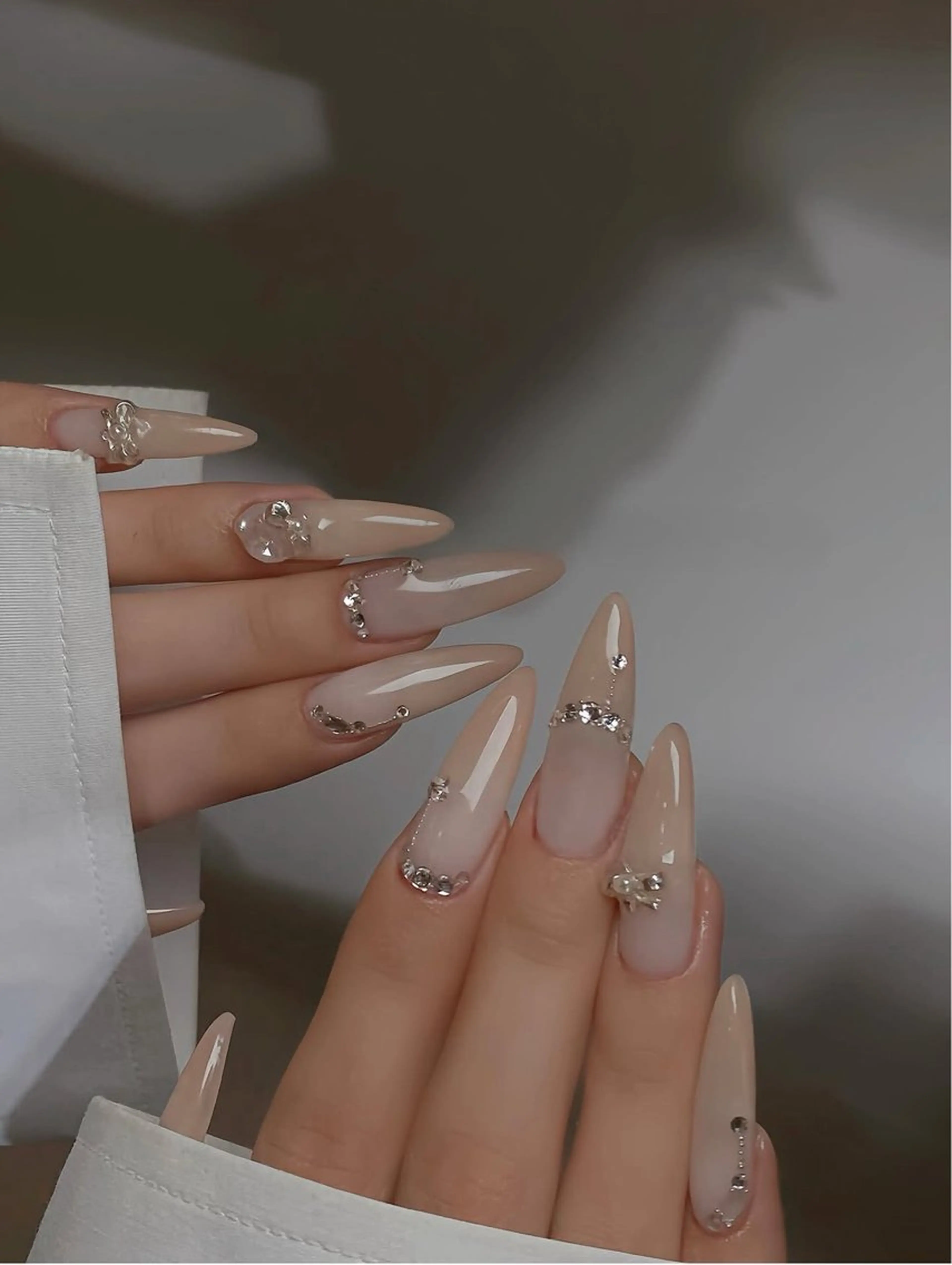 ネイル アニマル柄 オーロラネイル チークネイル フラッシュネイル ジェルネイル ハンドネイル T.A Nail Salonのネイルデザイン