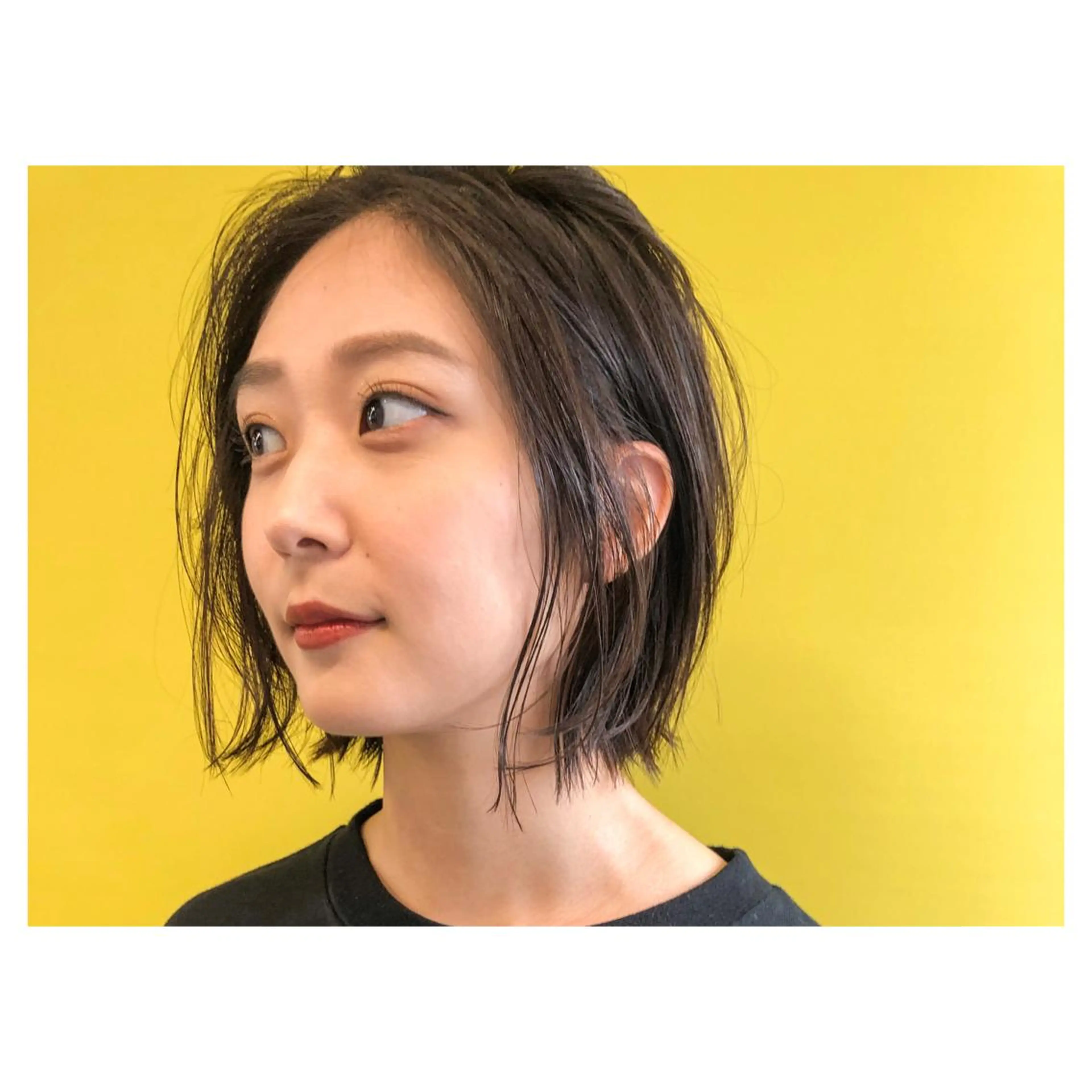 ミディアム カット トリートメント nessヤマサキ リュウタのヘアスタイル