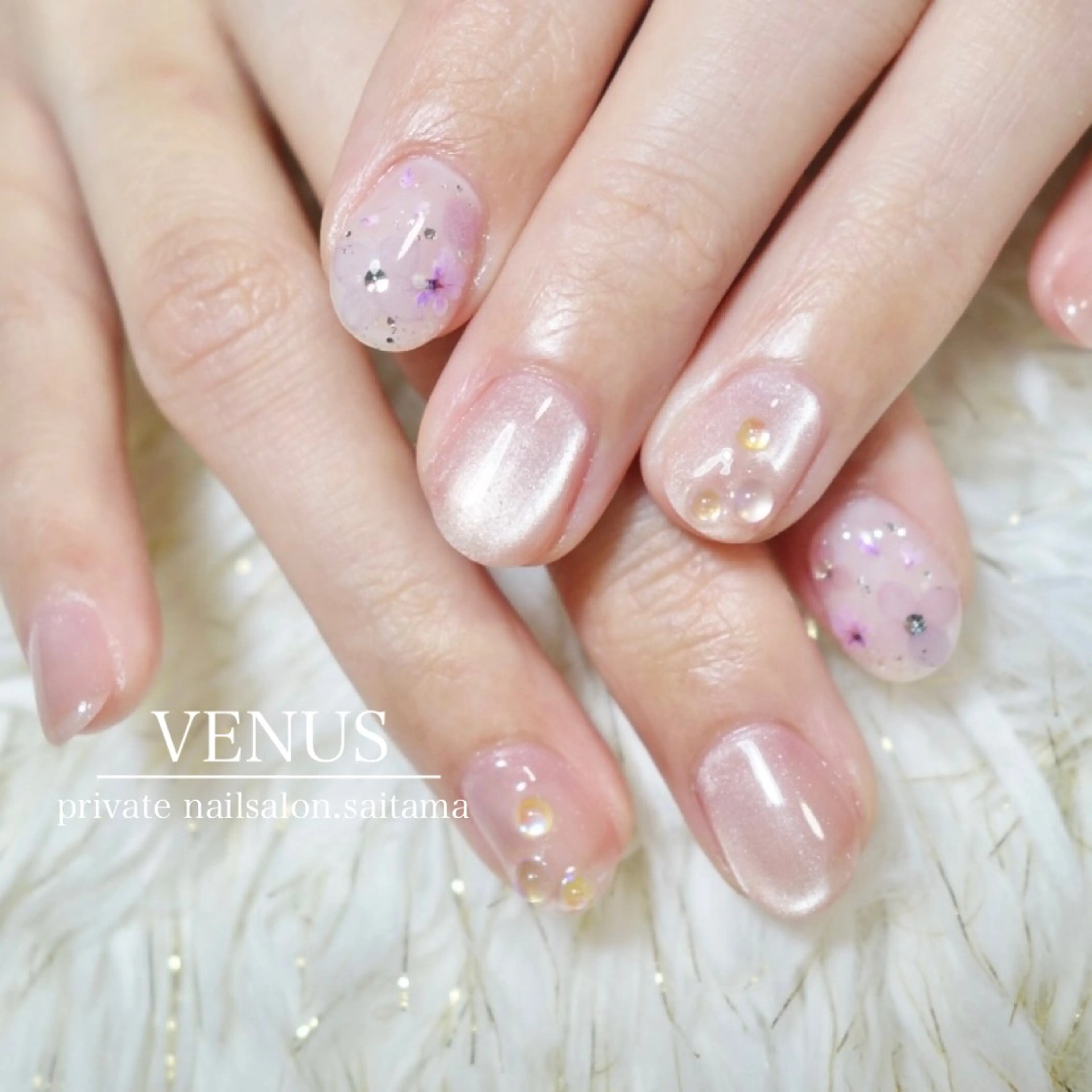 ネイル マグネットネイル ハンドネイル nailsalon VENUSのネイルデザイン