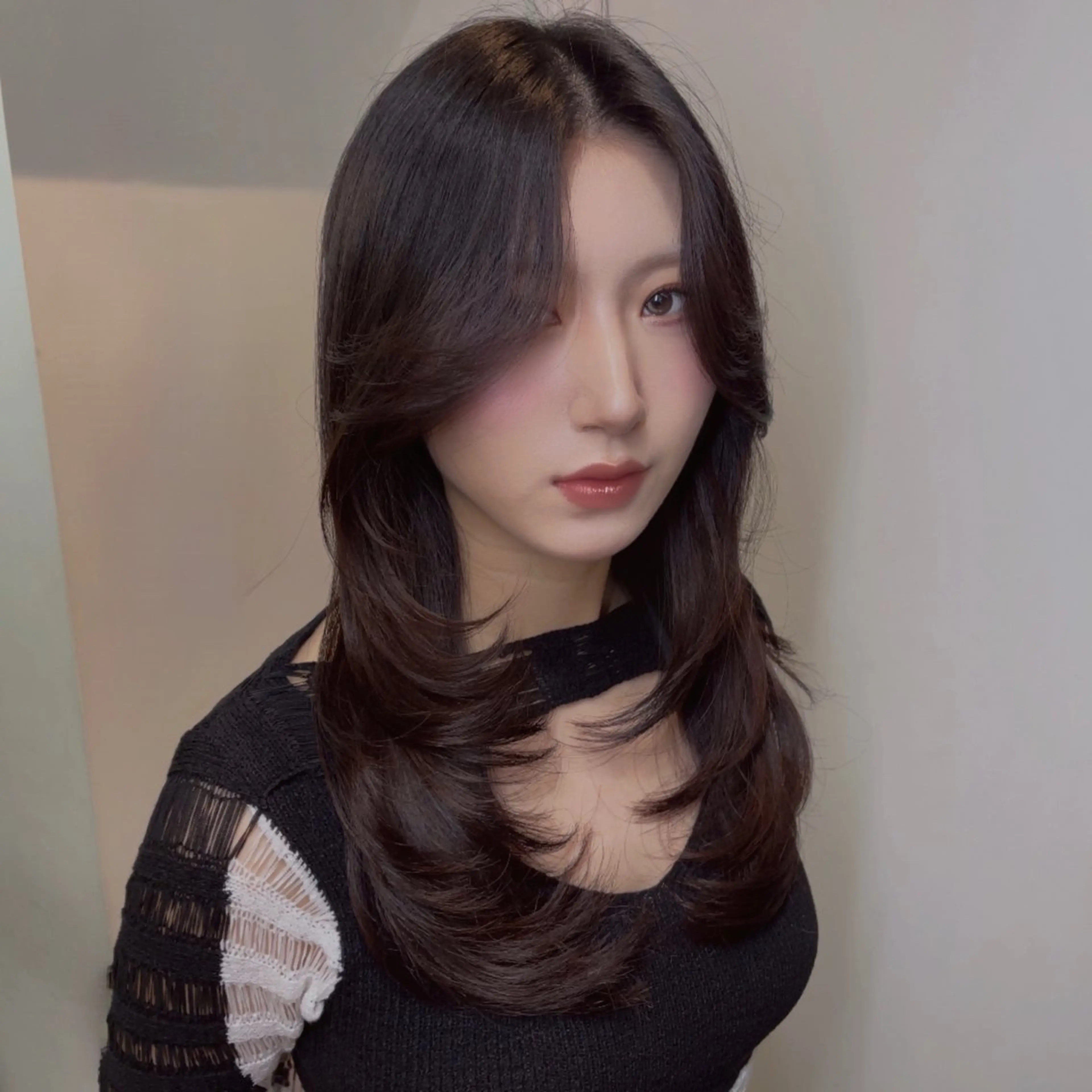 ロング カット ヘアセット 🇰🇷韓国人美容師 🇰🇷TAE INのヘアスタイル