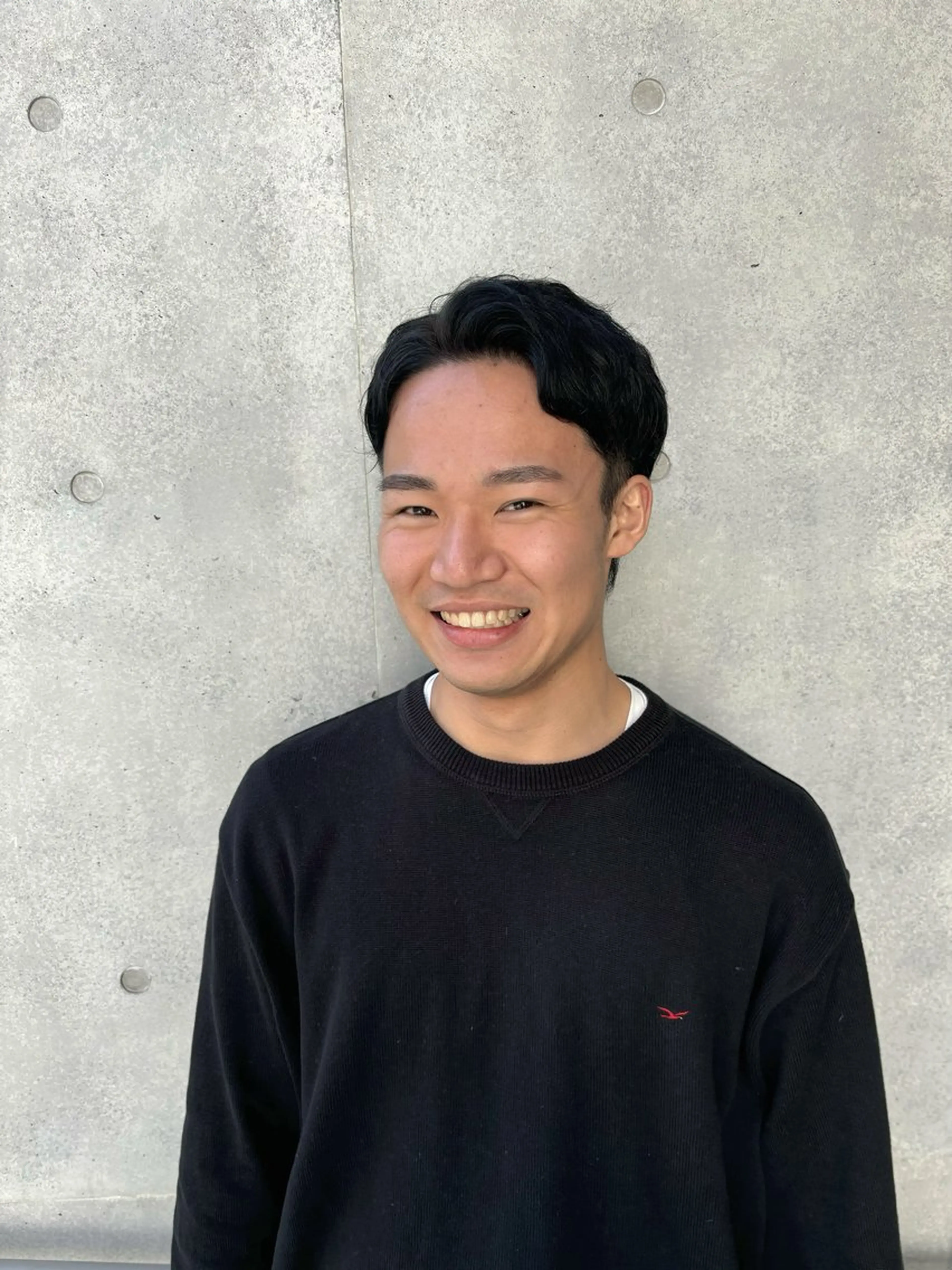 ショート カラー メンズ ヘアカラー トリートメント しほ/ハイトーン/ メンズパーマ/バンドのヘアスタイル