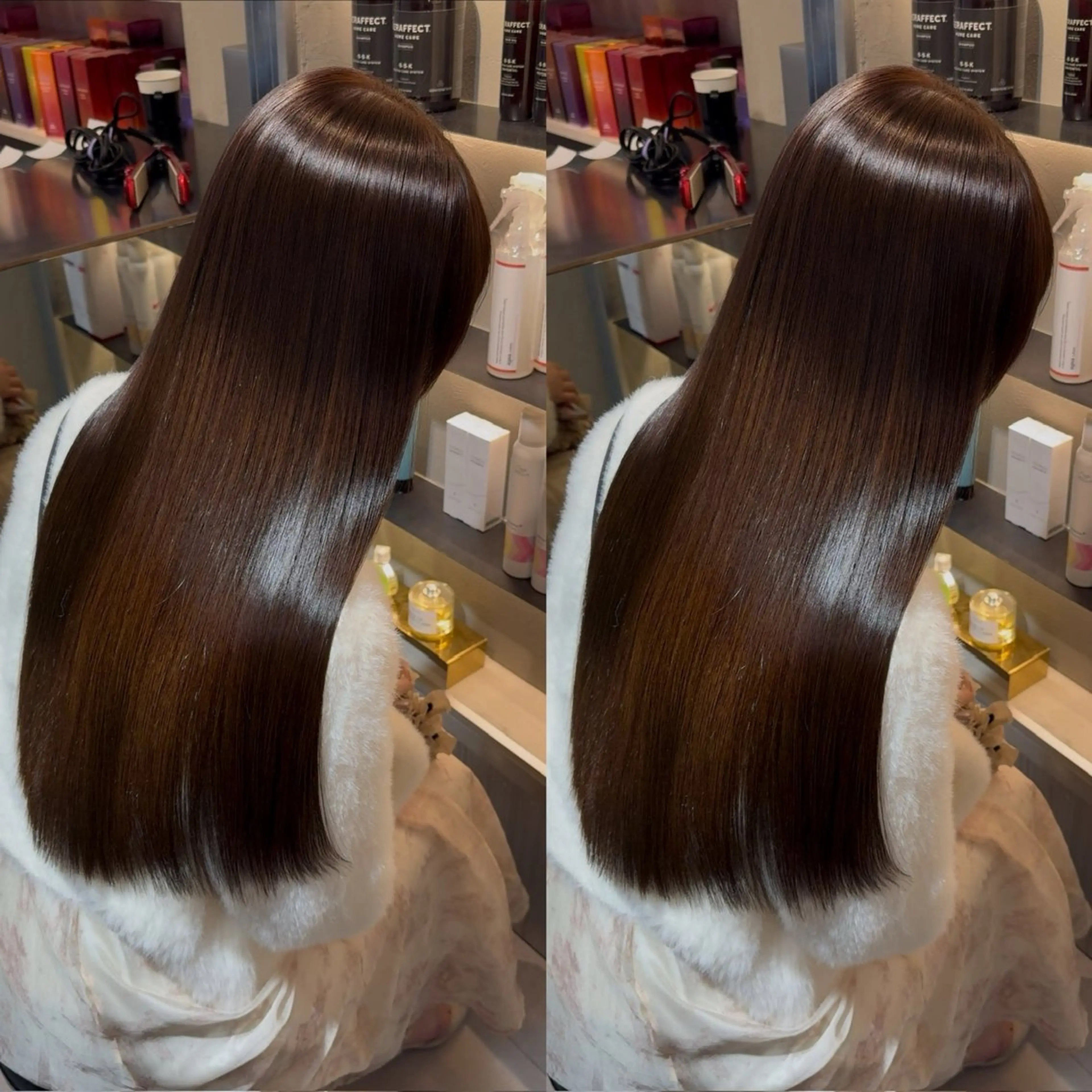 ロング カラー 透明感カラー 髪質改善 韓国風ヘア 縮毛矯正 トリートメント カット ヘアカラー トリートメント 新宿/髪質改善支持率 No.1💍yasuのヘアスタイル