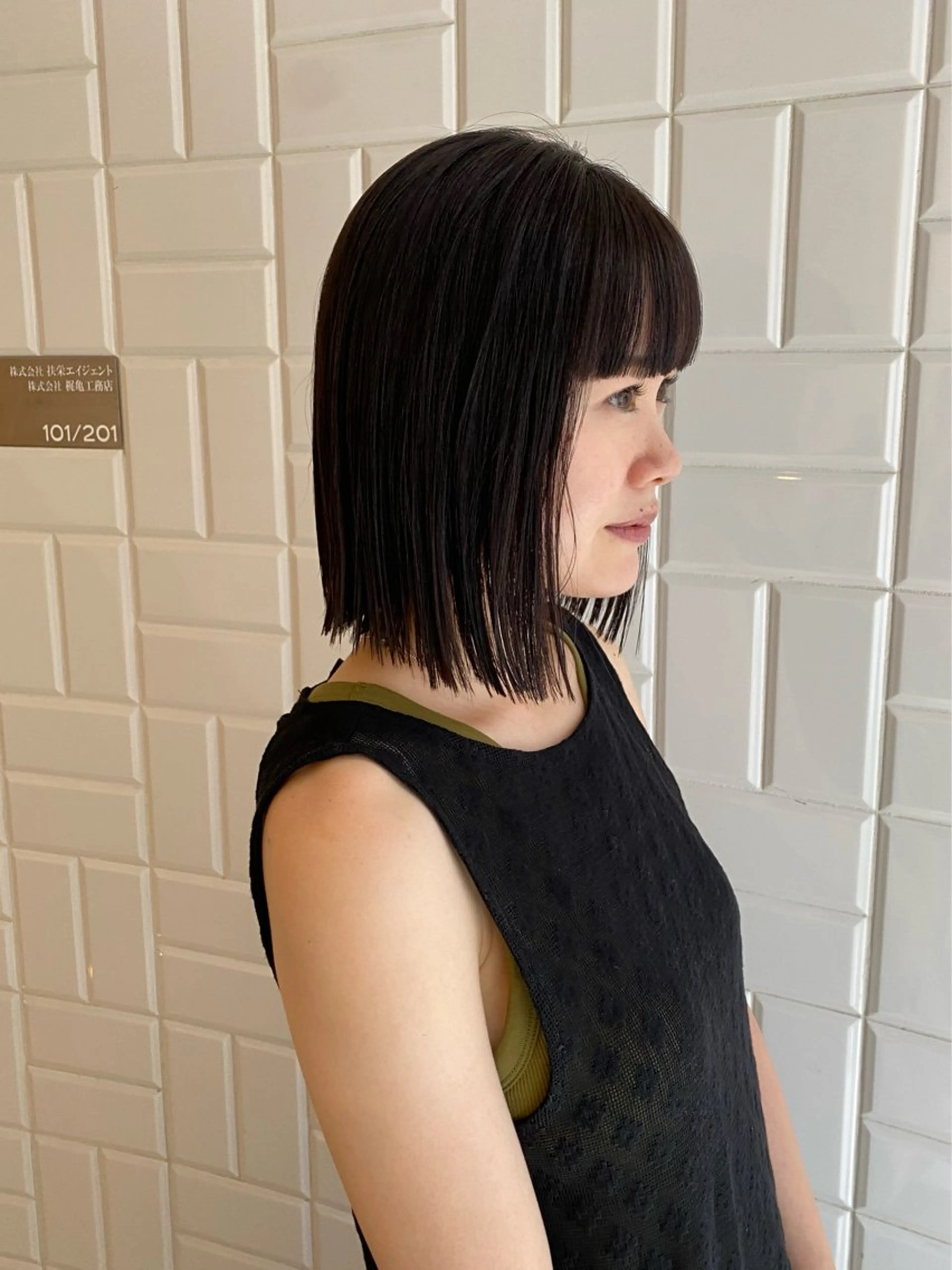 ショート ヘアカラー トリートメント みやけ ひなのヘアスタイル