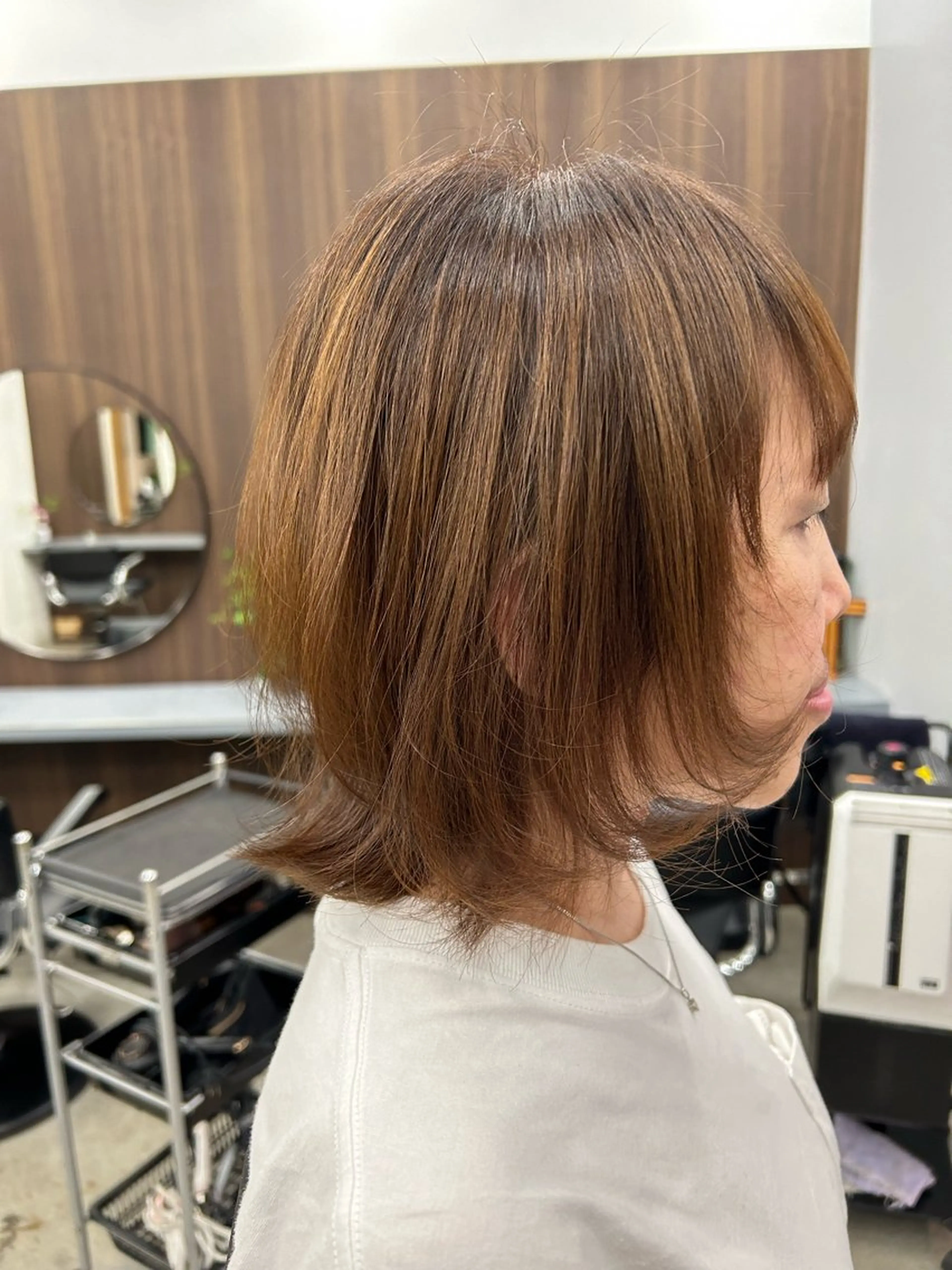 ミディアム カラー 広美🩵 <hiromi>のヘアスタイル
