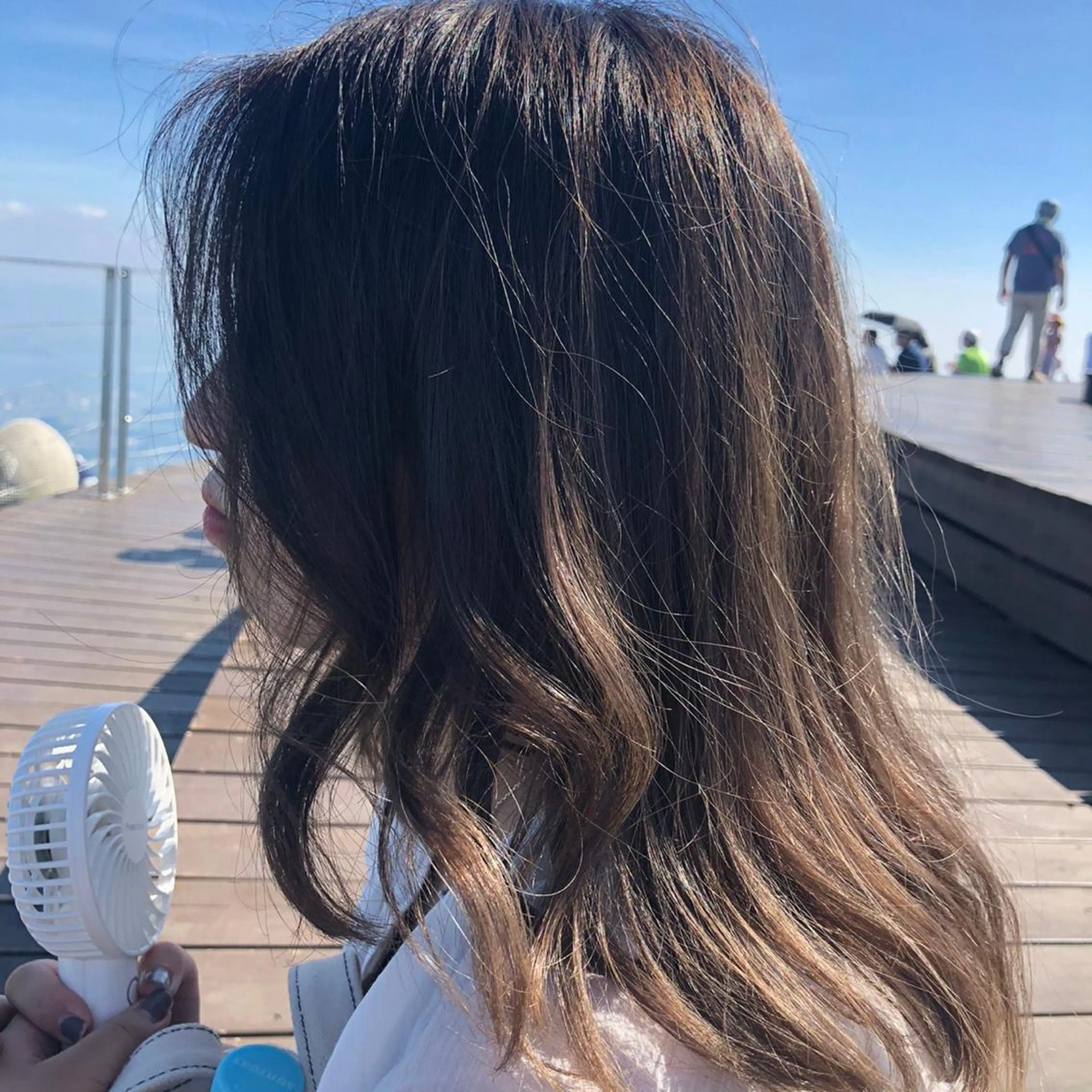 セミロング アッシュ mono.所属・南茨/ヘッドスパ /カット/momoのヘアスタイル