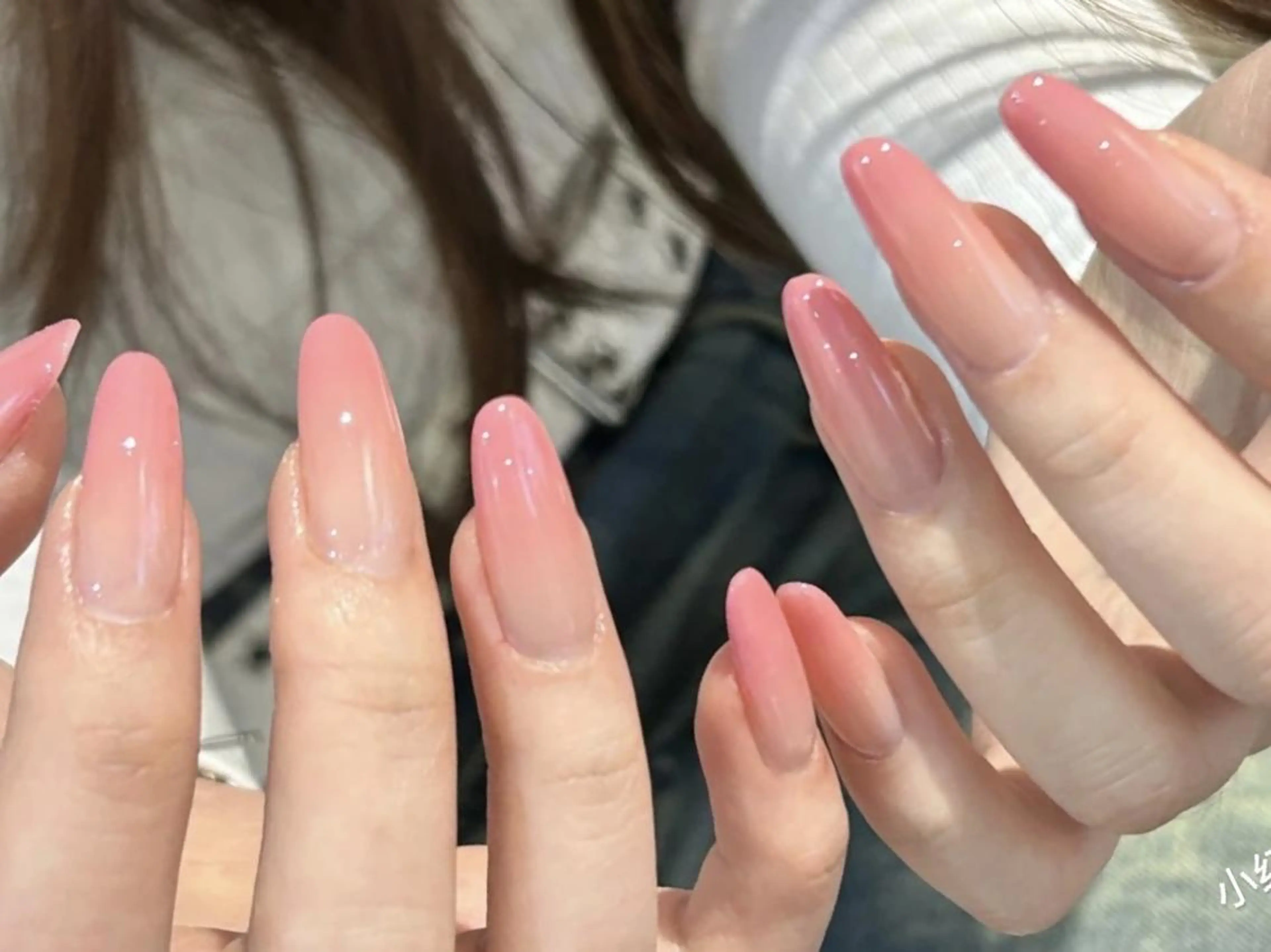 オフ込み💗グラデーション　カラー／ラメの写真